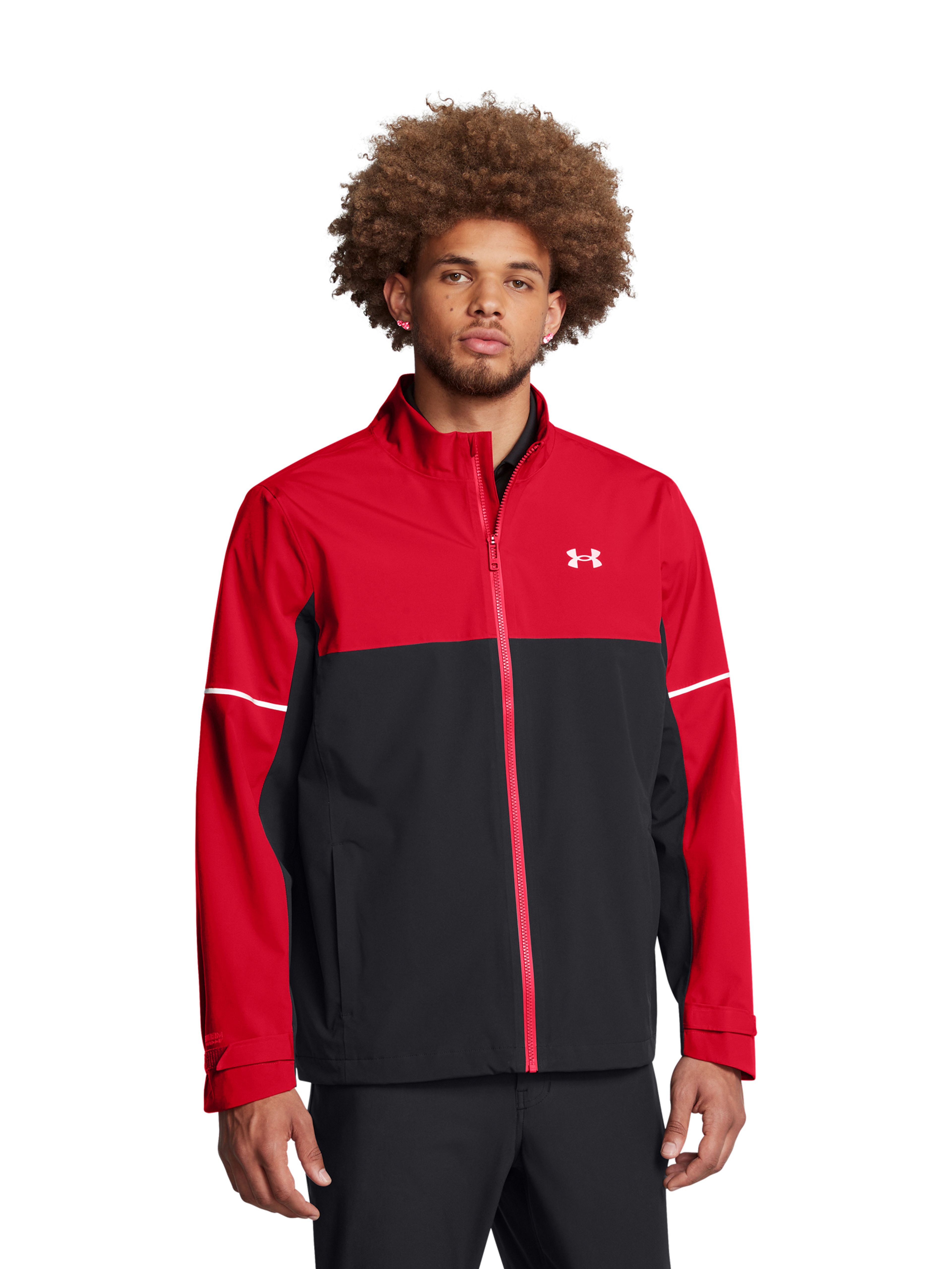 Férfi dzseki Under Armour DRIVE RAIN JACKET-RED