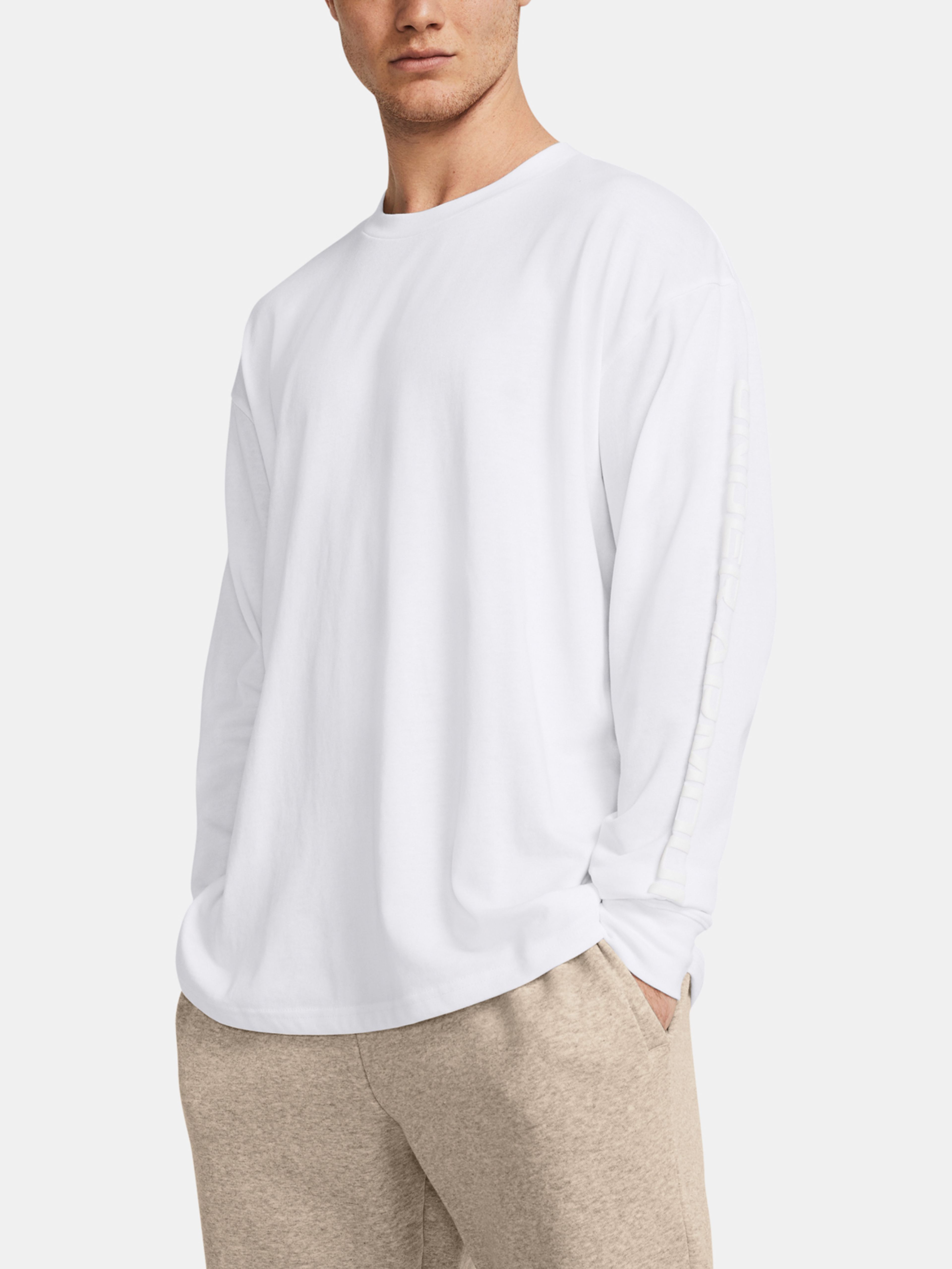 Férfi póló Under Armour UA HW TONAL WORDMARK LS