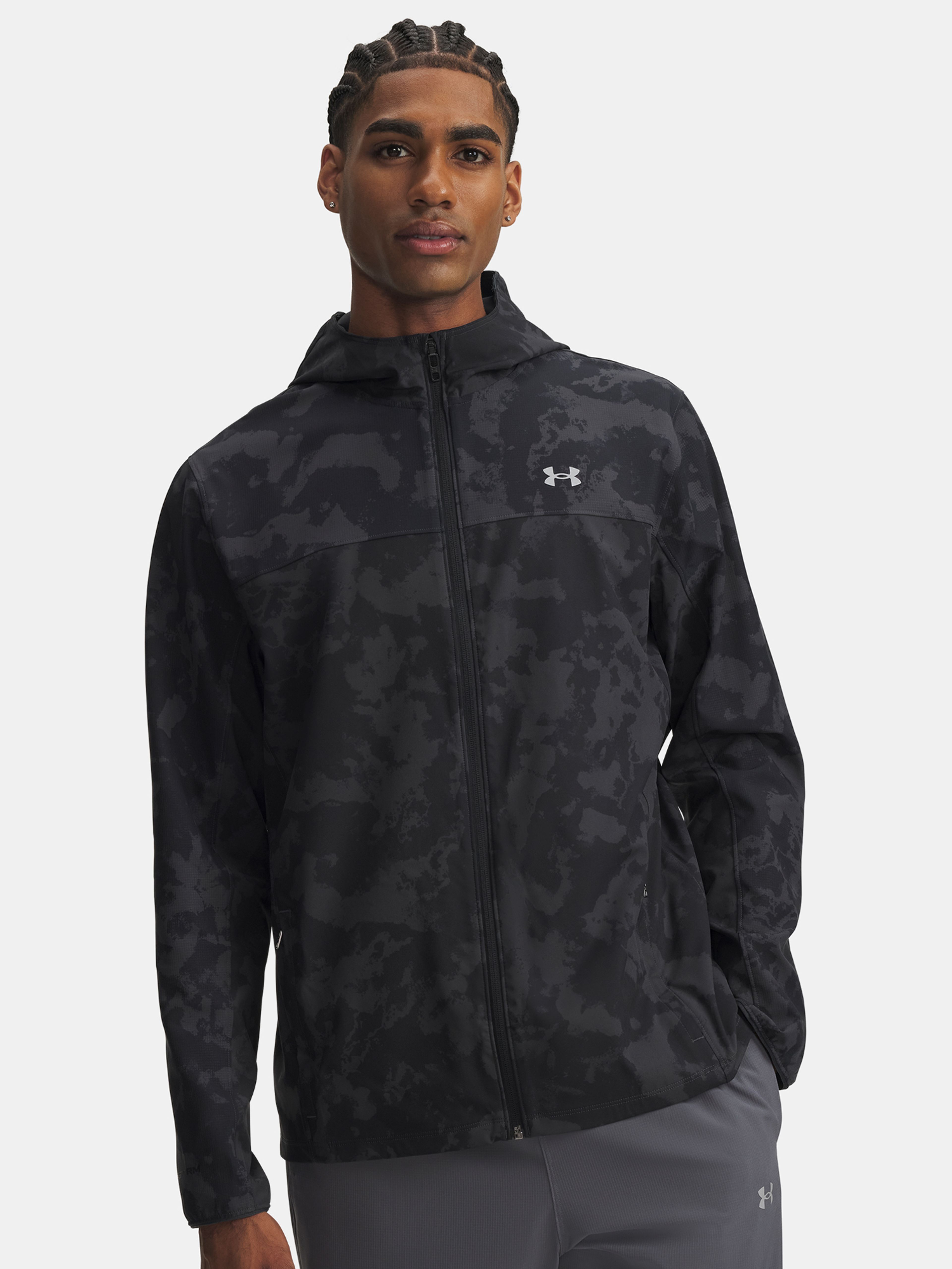 Férfi dzseki Under Armour UA Velociti Pro Storm Jacket-GRY