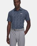 Férfi póló Under Armour UA Matchplay Printed Polo-Kék - 003