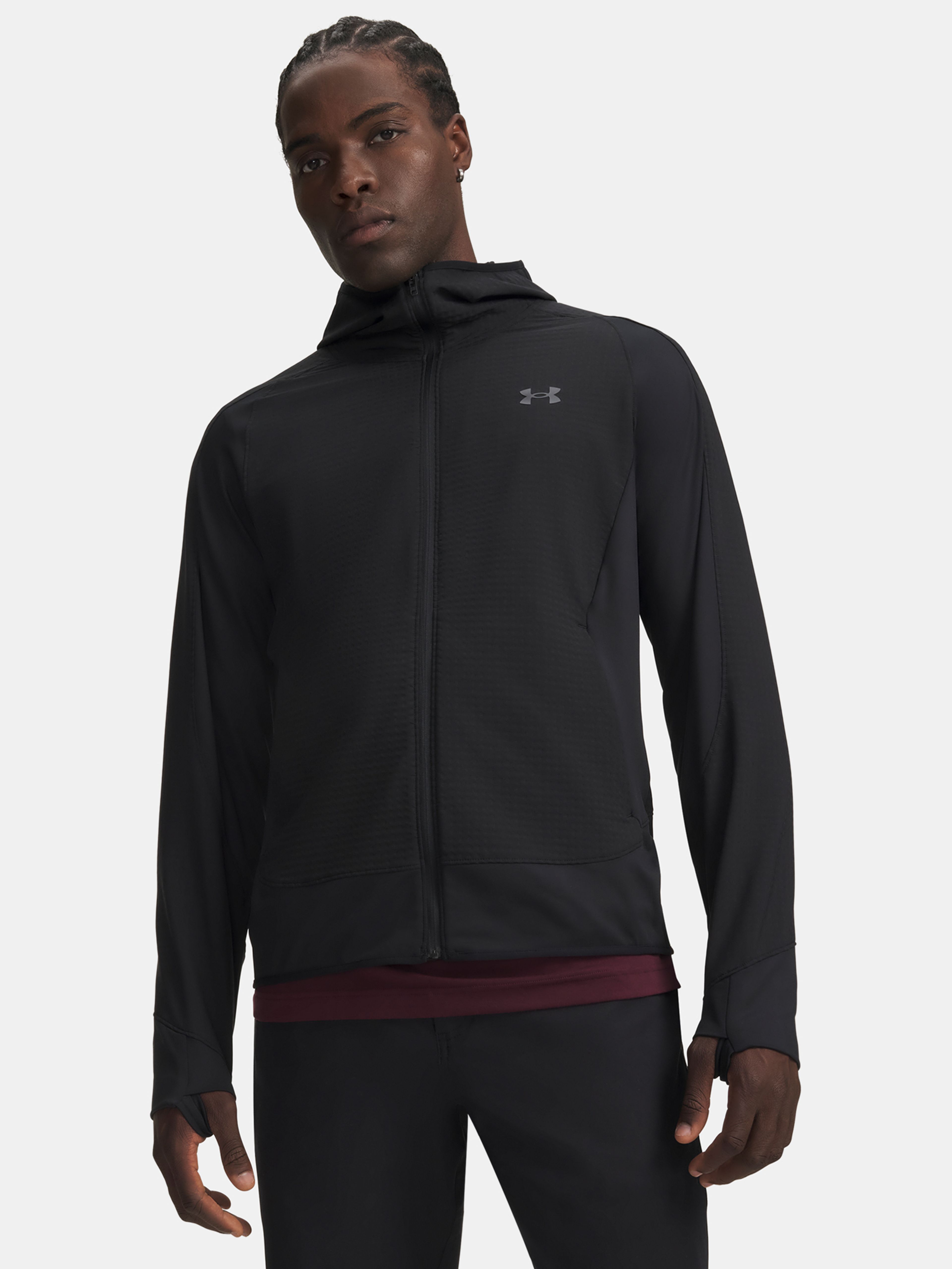 Pánská mikina Under Armour M Explor Offgrid FZ Hoodie - 001