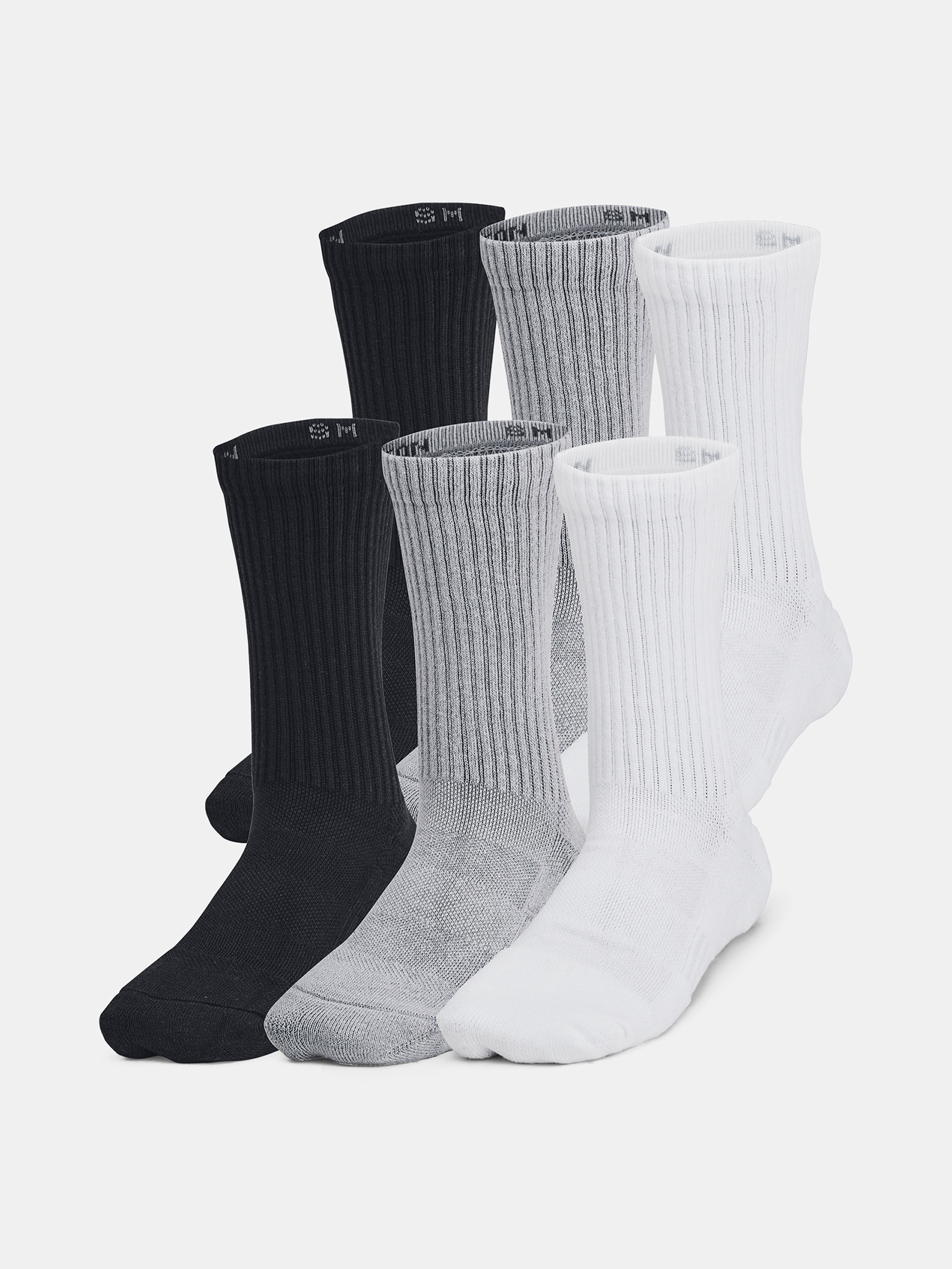Laste sokid Under Armour Youth UA TC 6pk Crew-GRY
