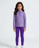 Dievčenský set Under Armour UA 1/4 ZIP LEGGING SET-BLU-Modrá - 001