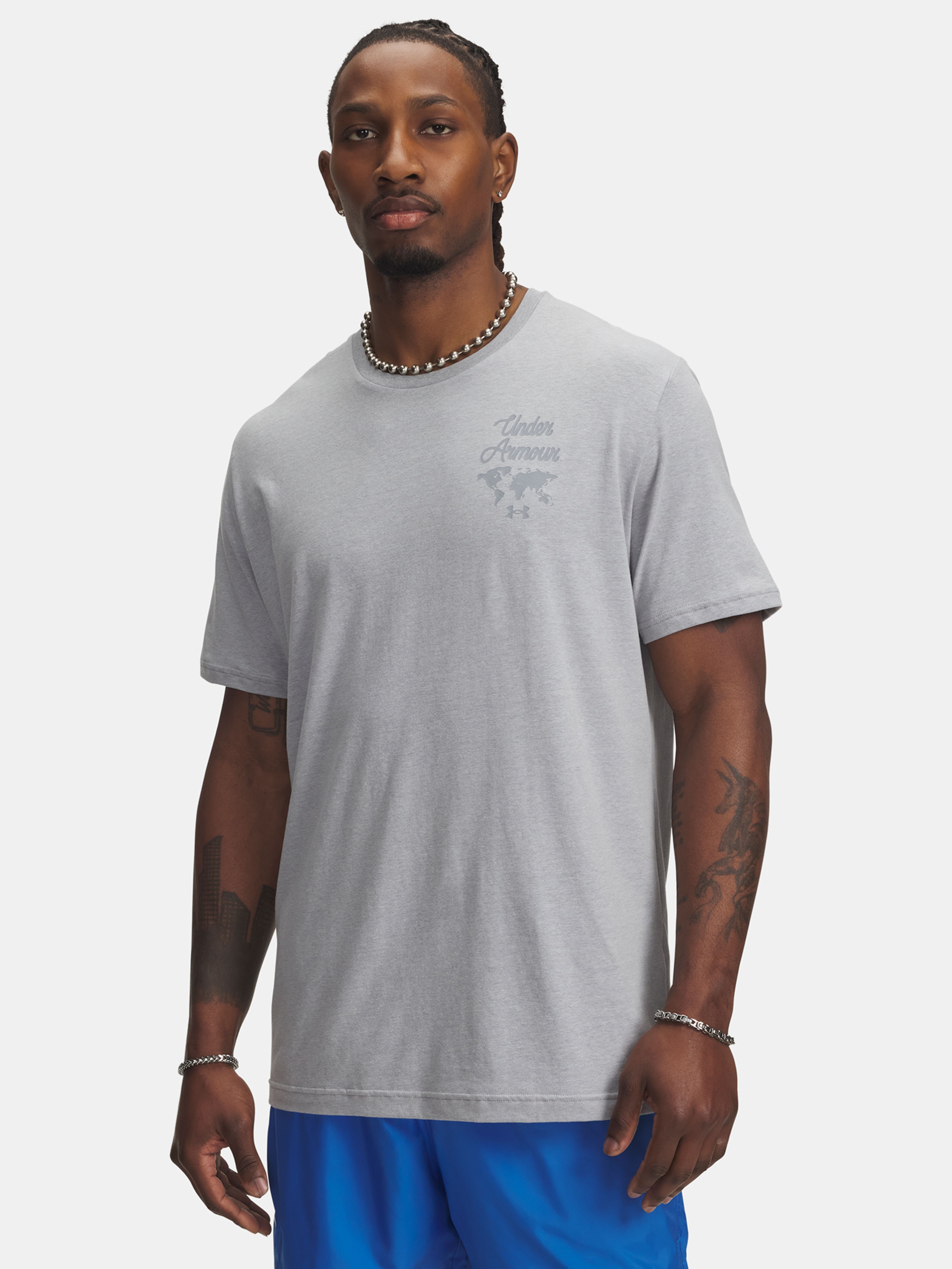 Férfi póló Under Armour UA 60/40S SPORTS WM SS-GRY