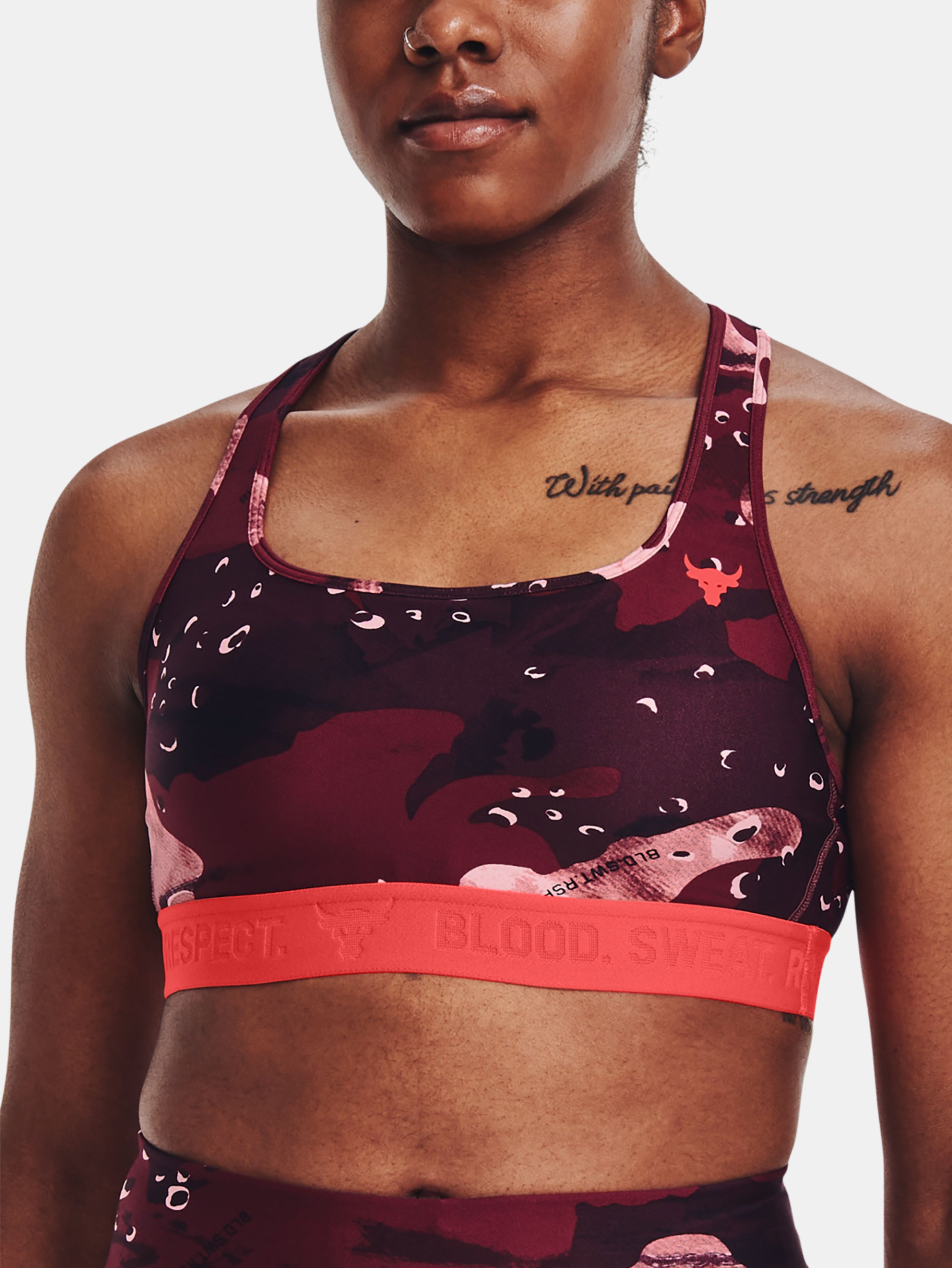 Női melltartó Under Armour UA Prjct Rock Printed Bra