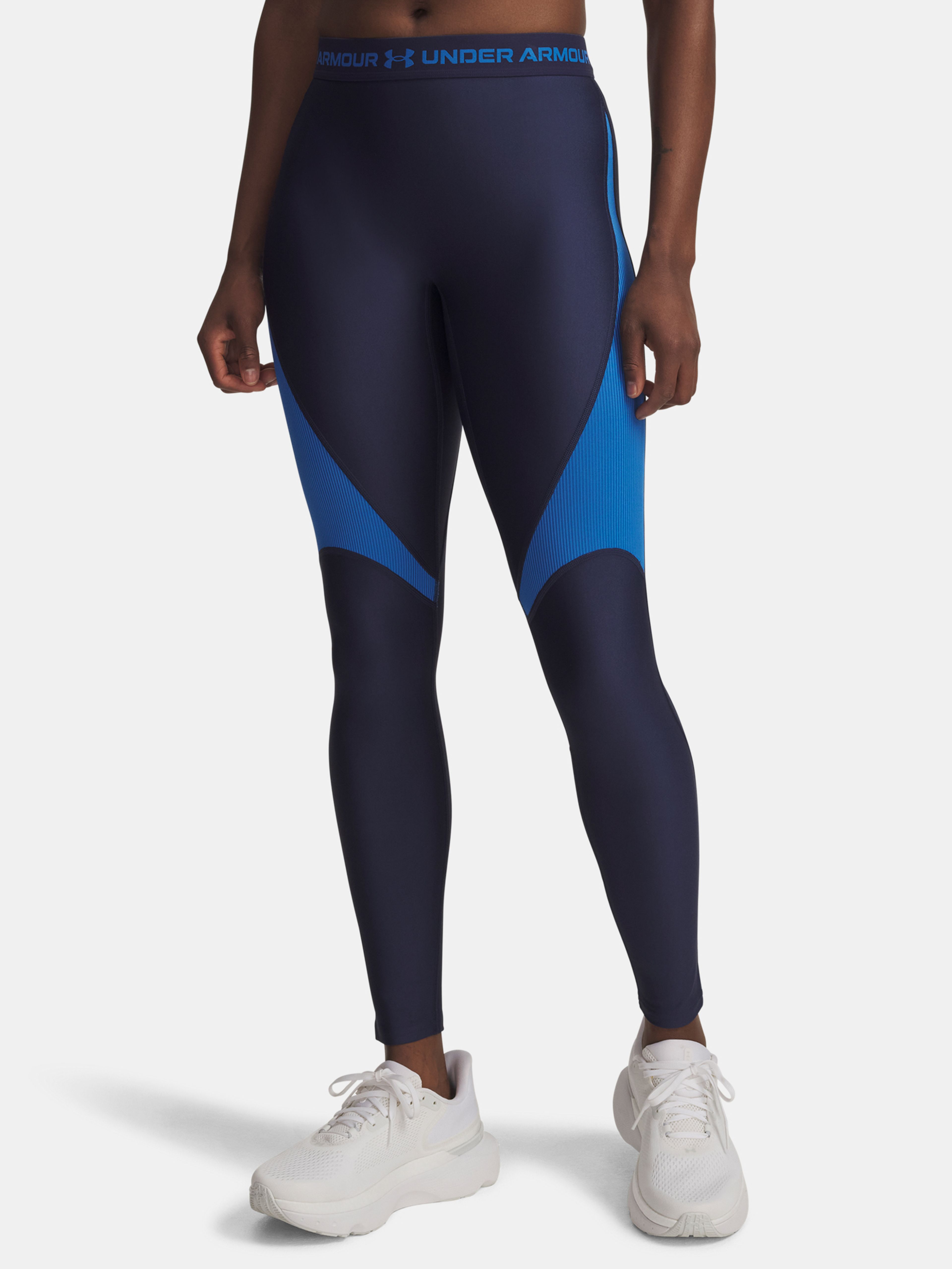 Dámske legíny Under Armour UA HG Rib Legging-BLU