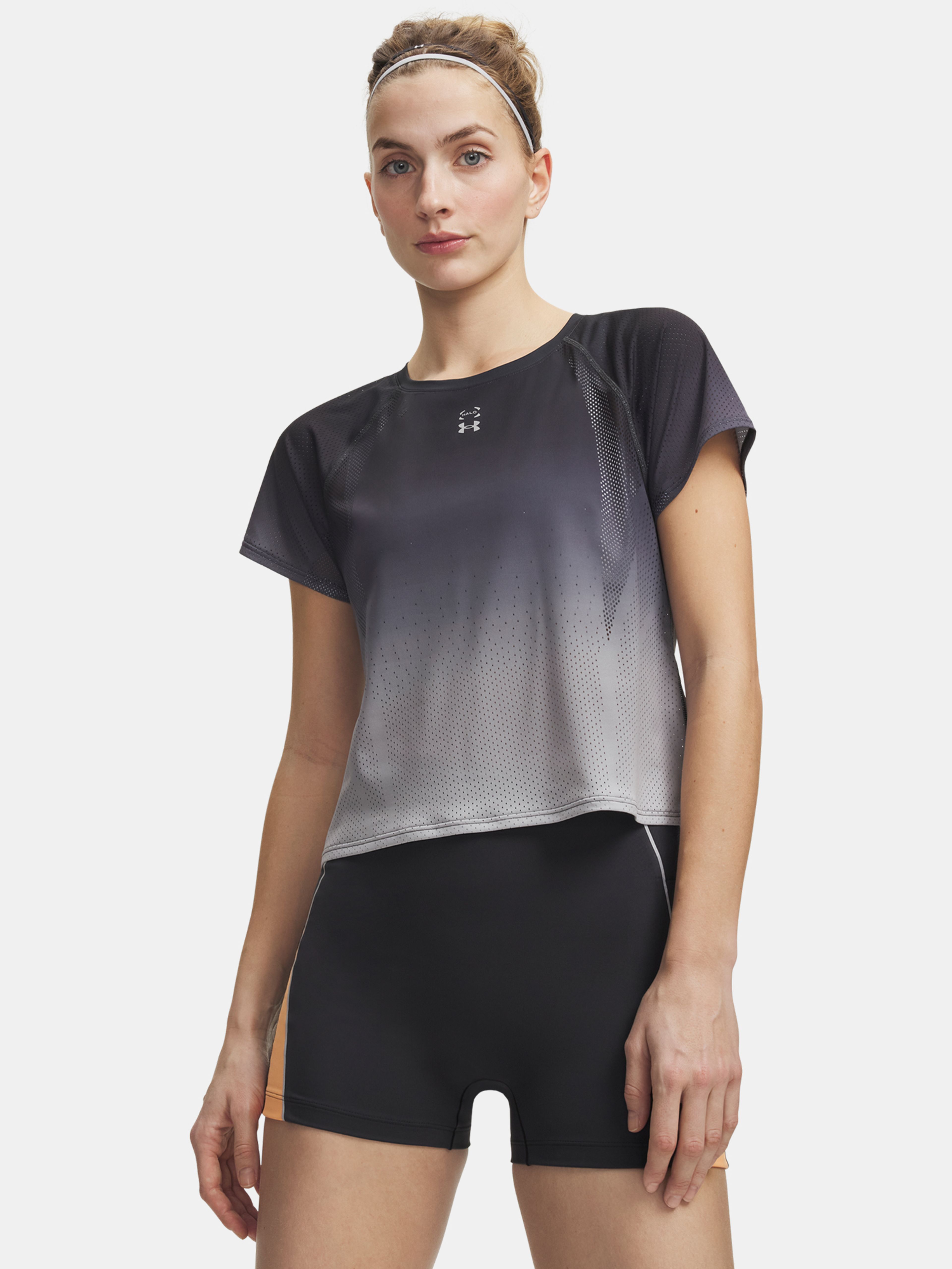Női póló Under Armour UA Halo Run Shortsleeve