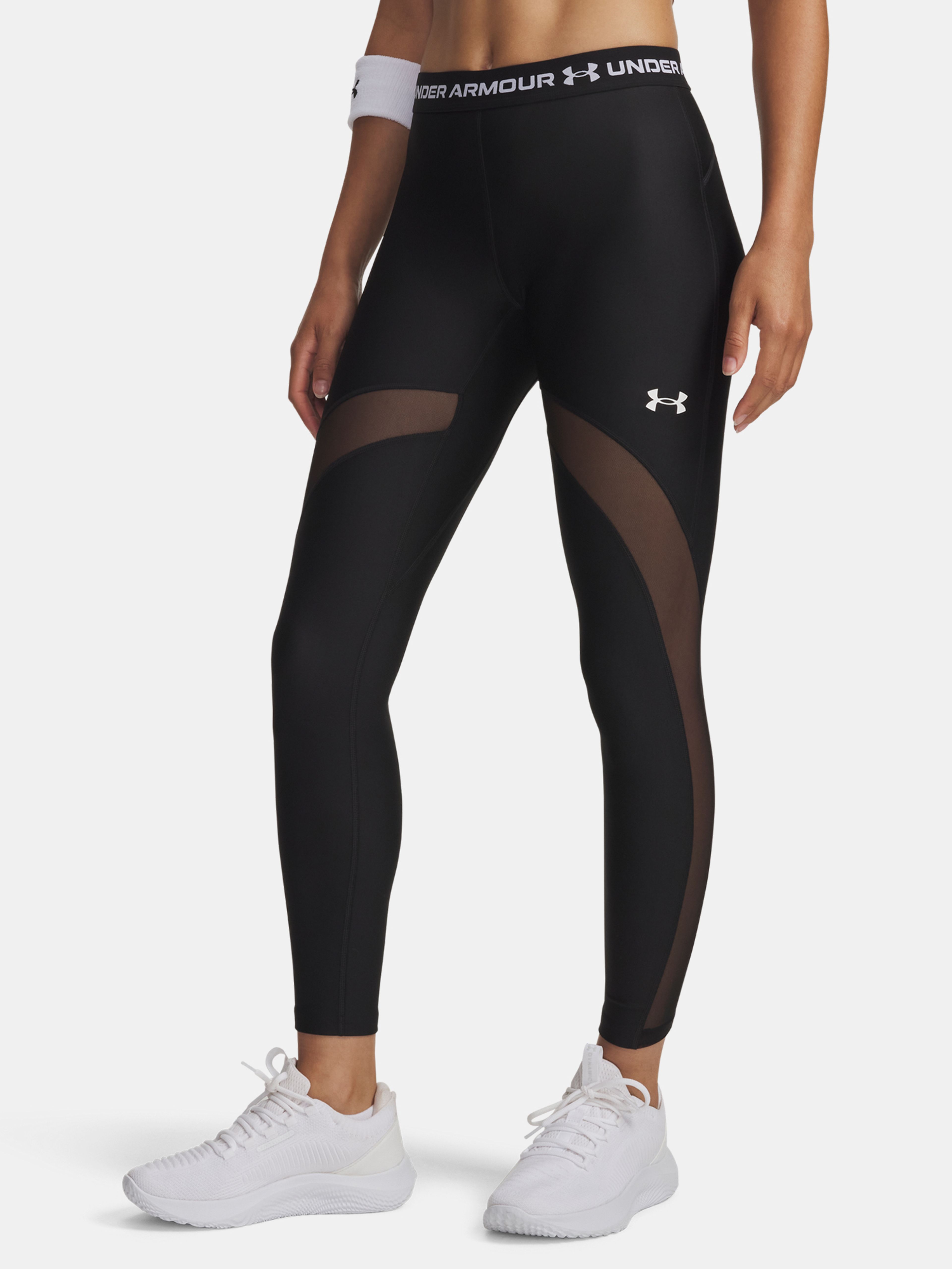 Női leggings Under Armour HeatGear Mesh Legging-BLK