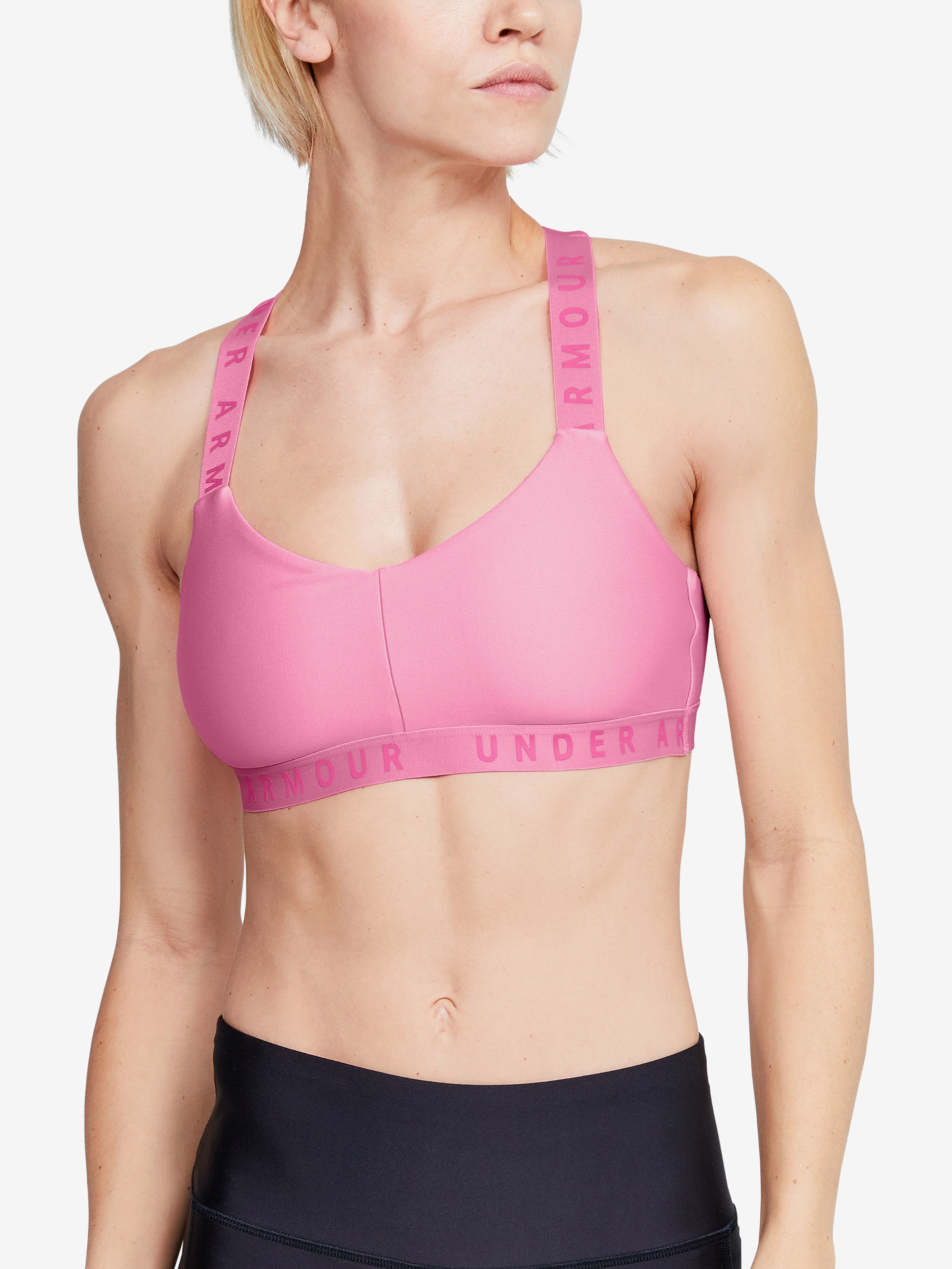 Női melltartó Under Armour Wordmark Strappy Sportlette