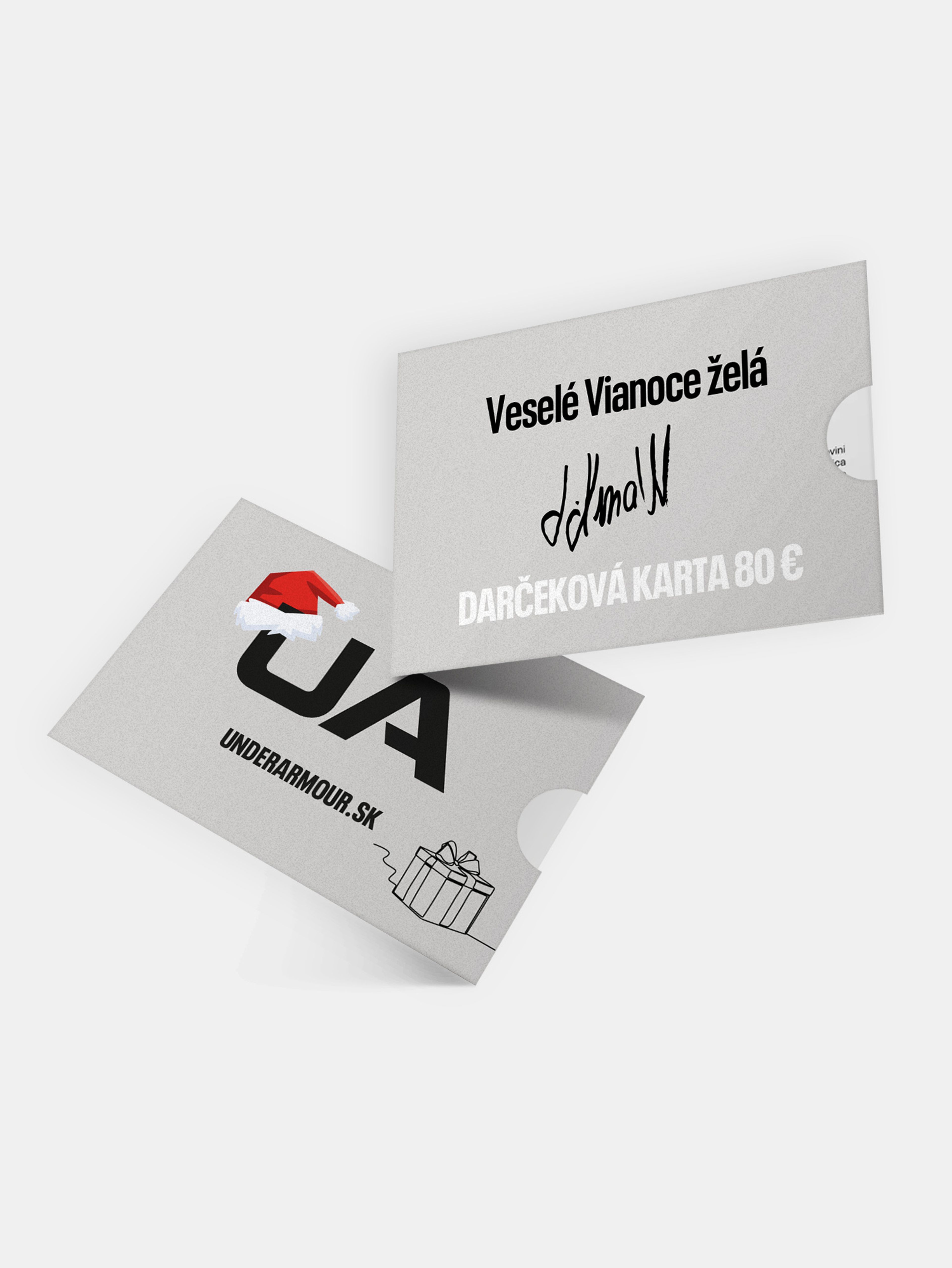 Darčeková karta Under Armour 80 EUR
