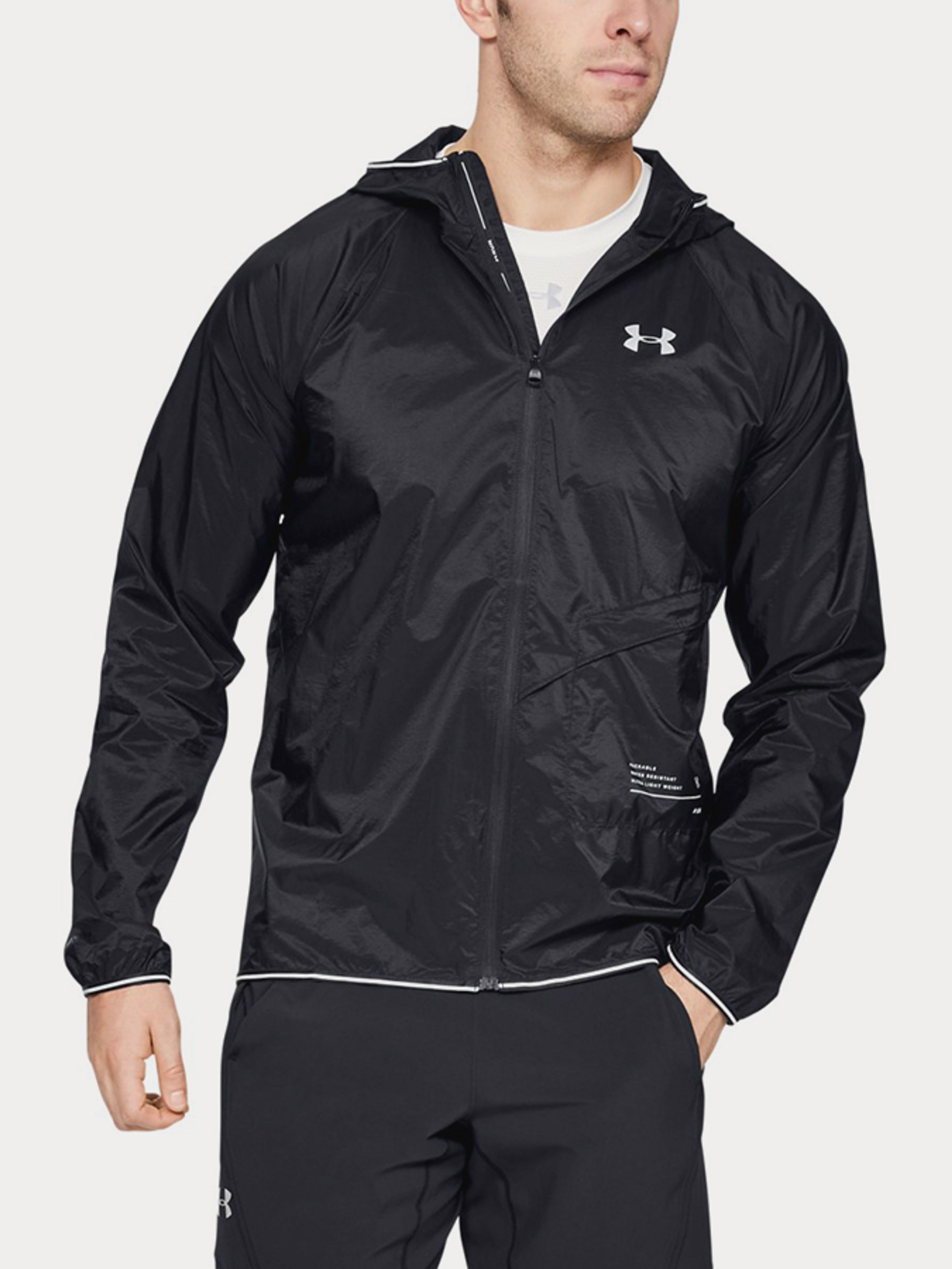 Meeste jope Under Armour Qlifier Storm Packable Jacket