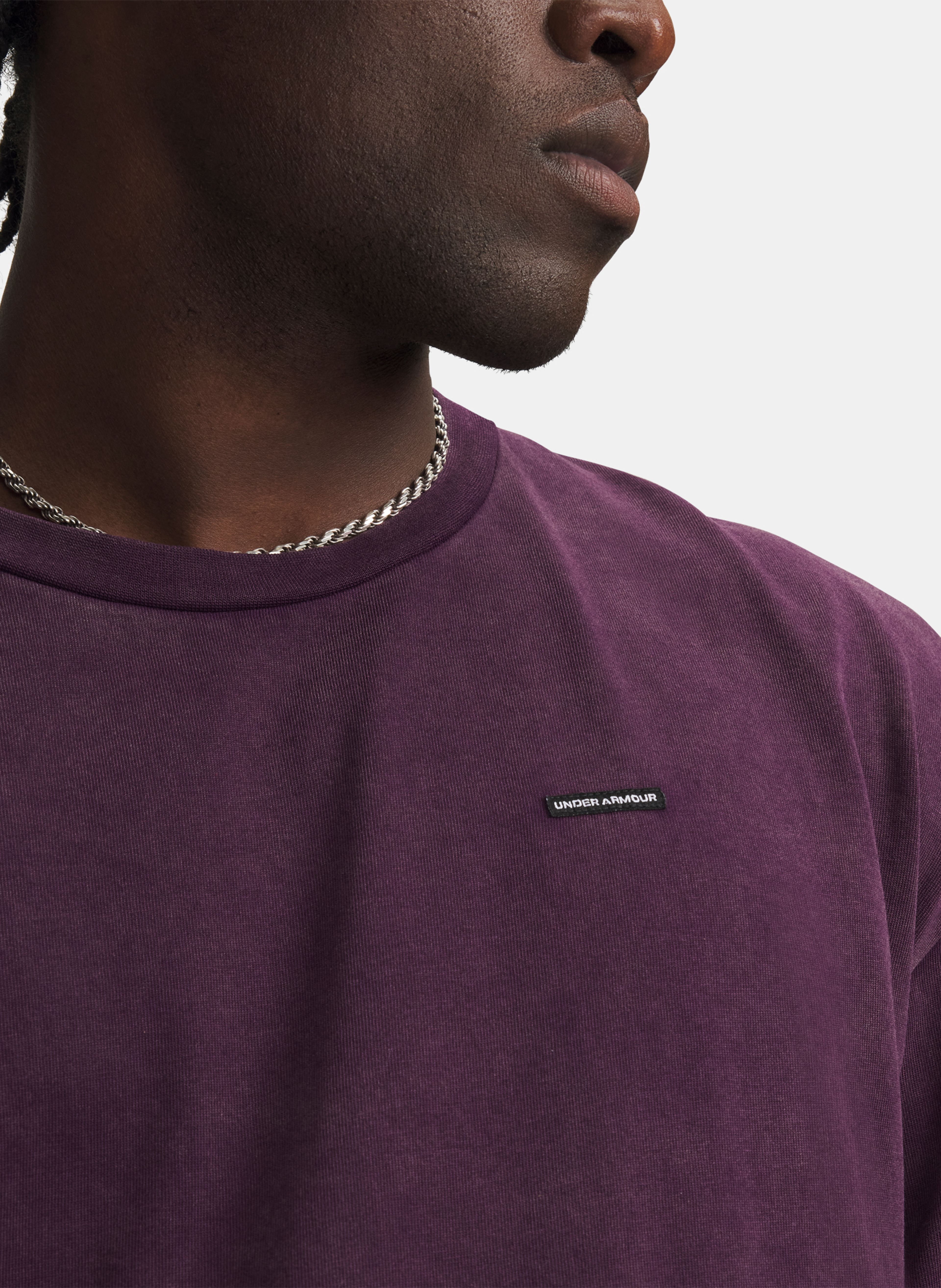 Férfi póló Under Armour UA M HWT OS WASH SS - 003