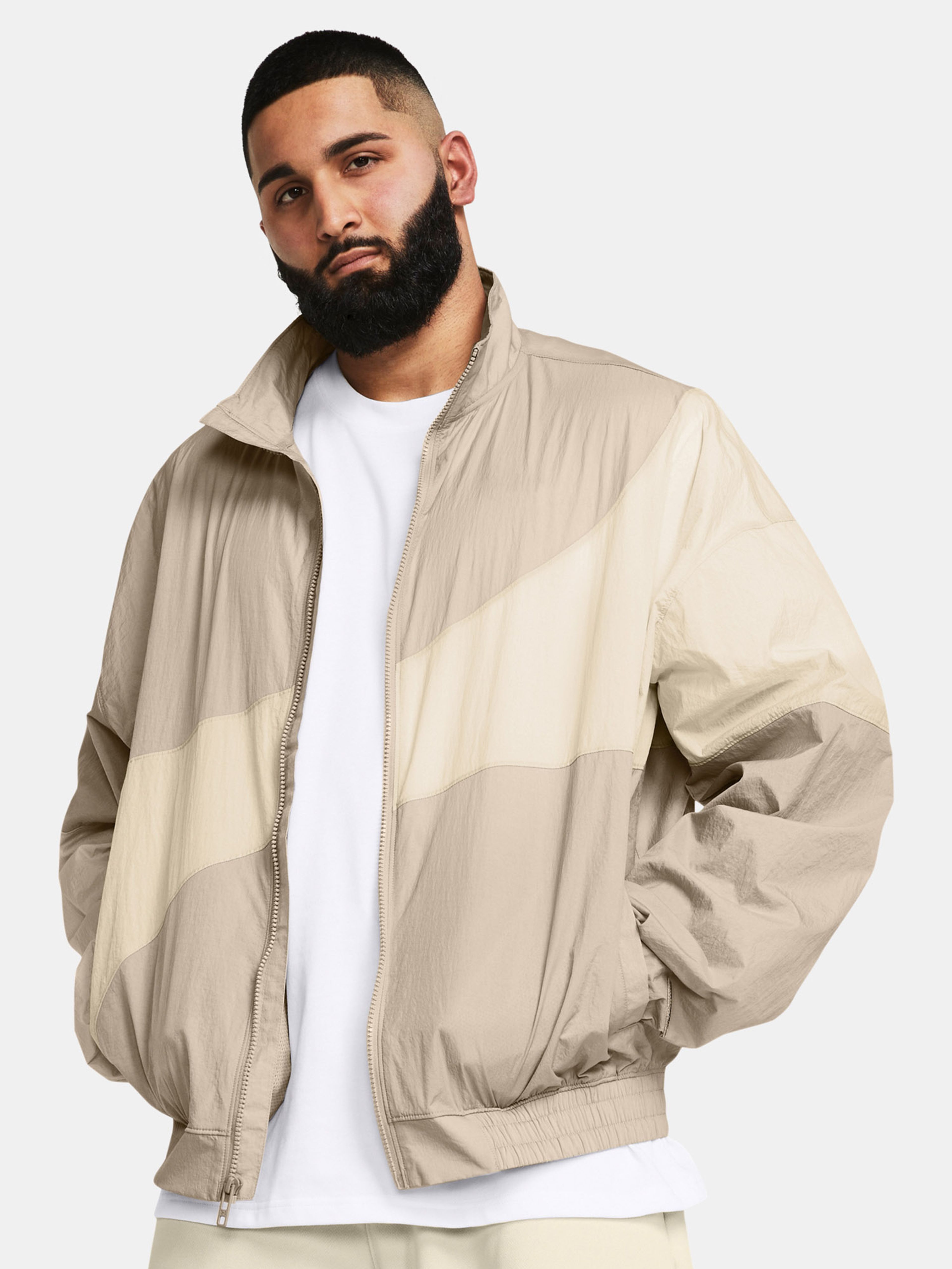 Férfi dzseki Under Armour UA Legacy Crinkle Jacket-BRN