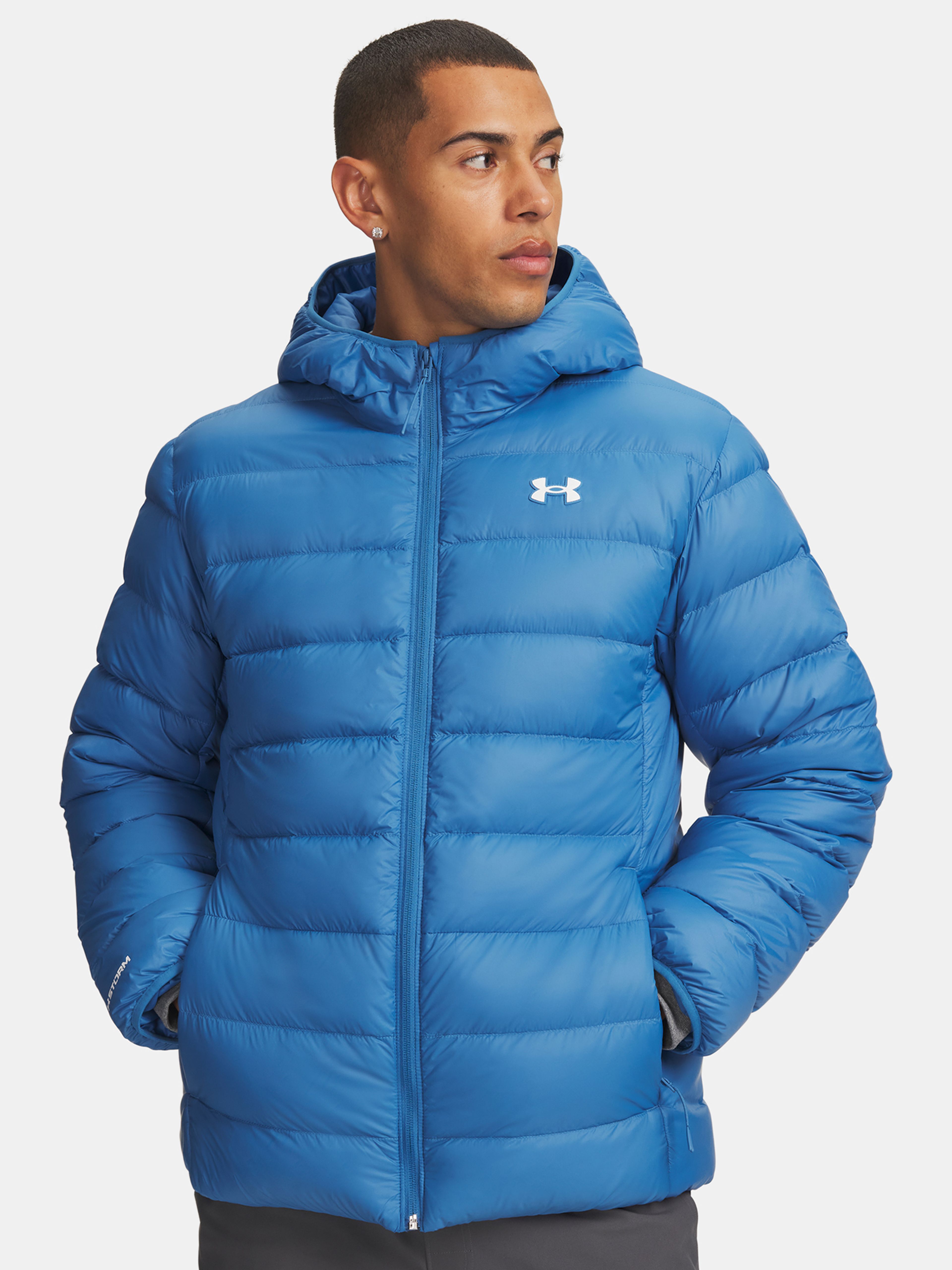 Férfi dzseki Under Armour LEGEND DOWN HOODED JACKET - 001