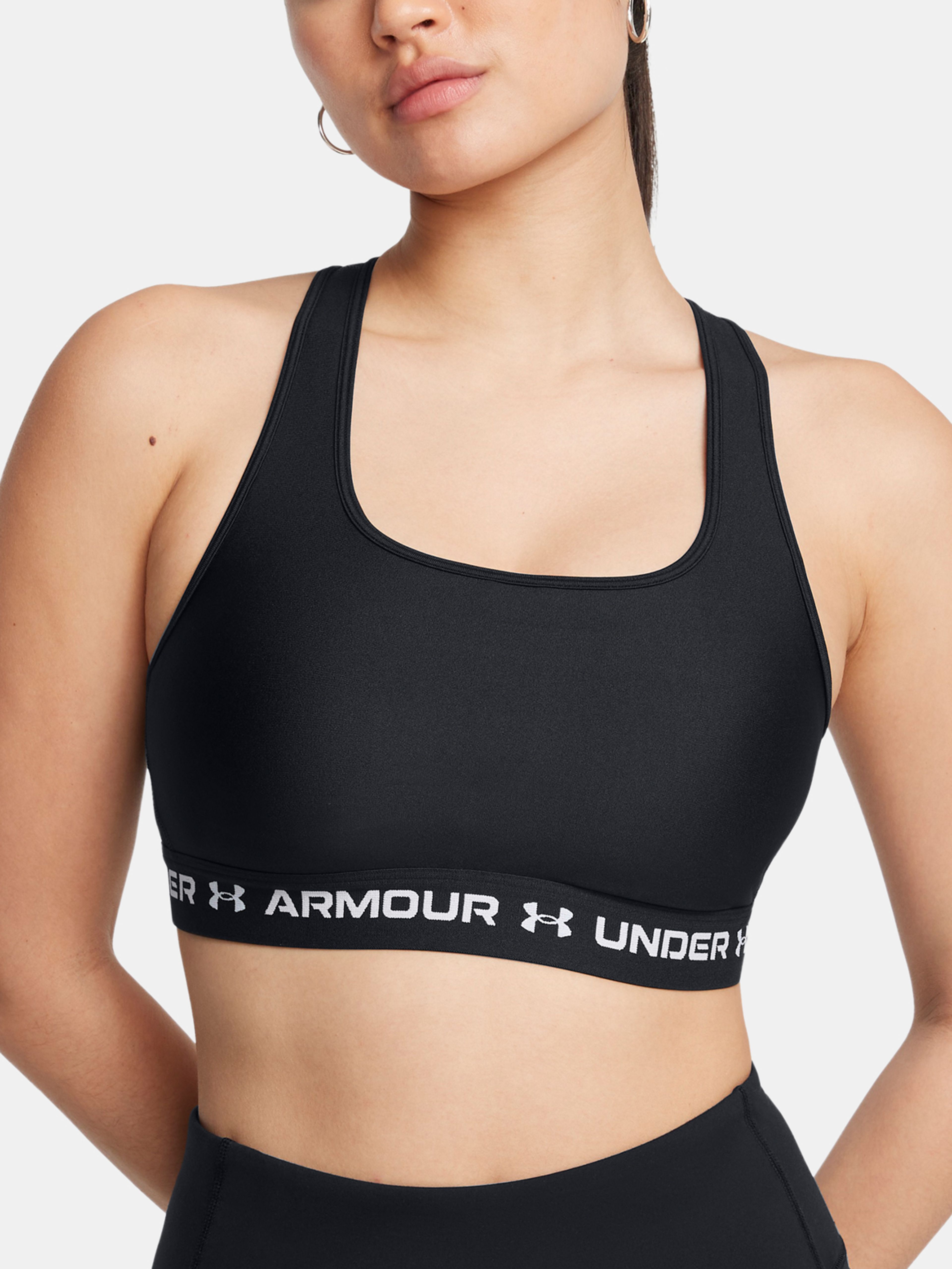 Ženski nedrček  Under Armour Crossback Mid Bra-BLK