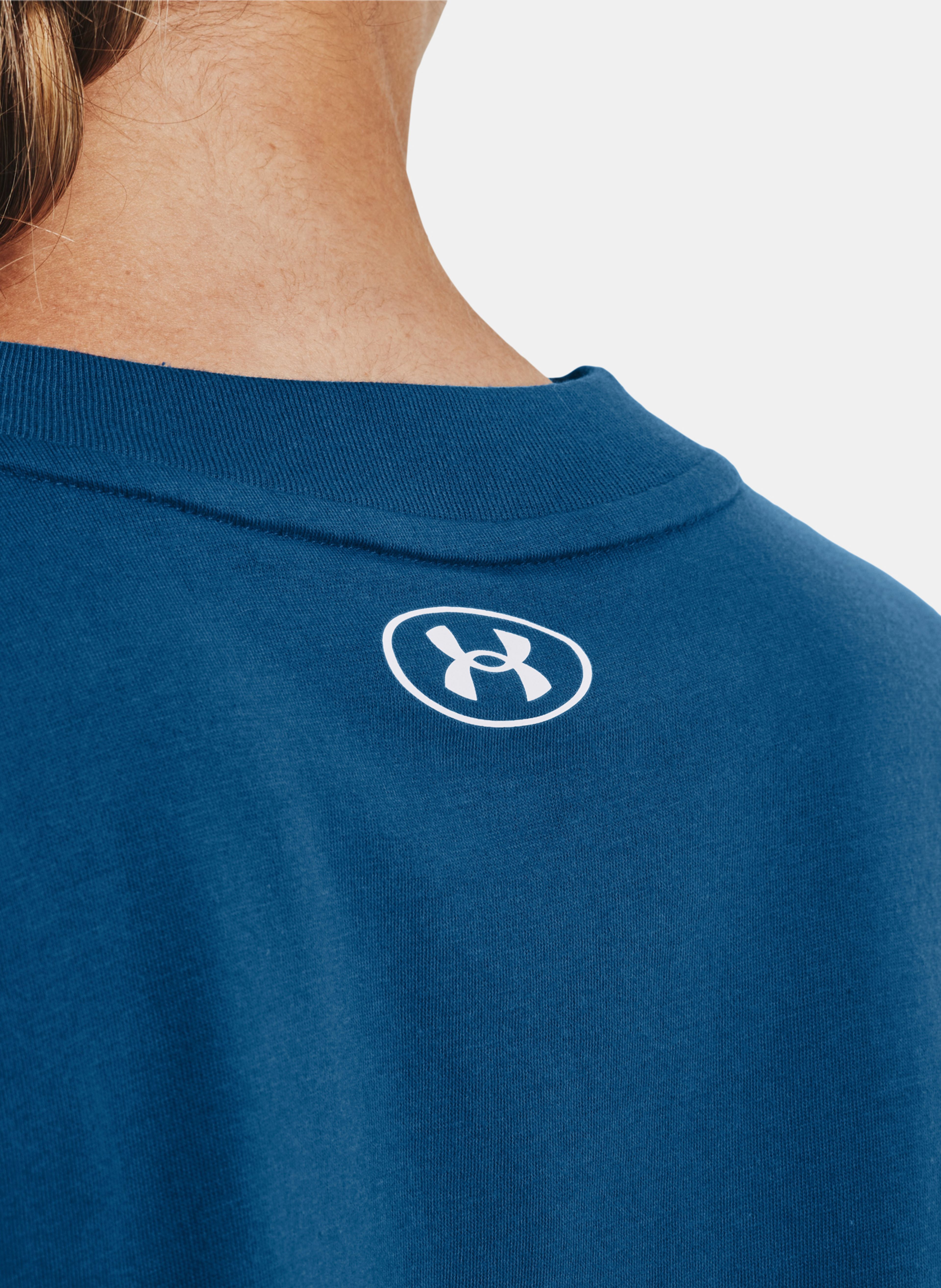 Női póló Under Armour UA COLLEGIATE CREST CROP SS - 005