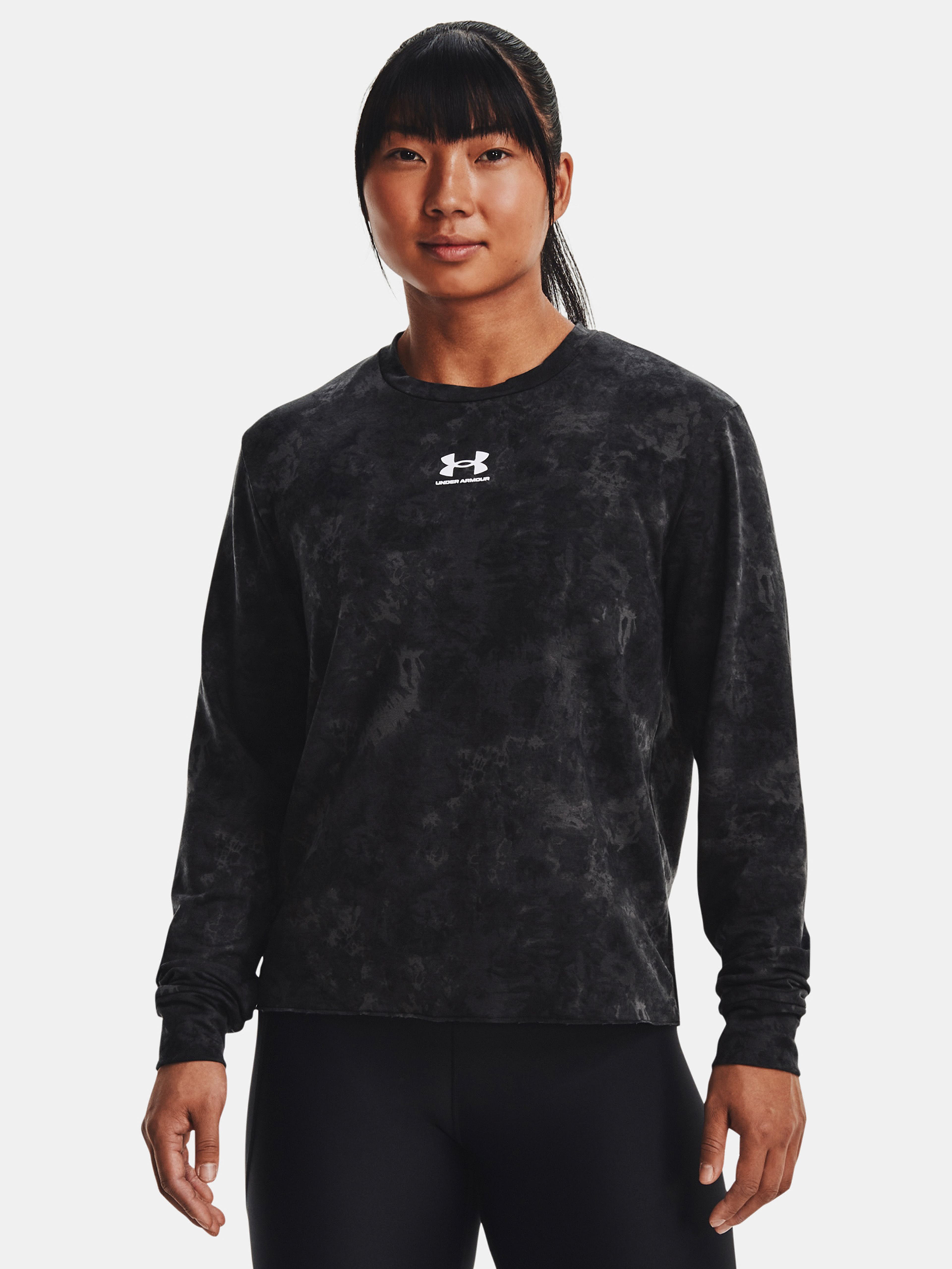 Női felső Under Armour Rival Terry Print Crew