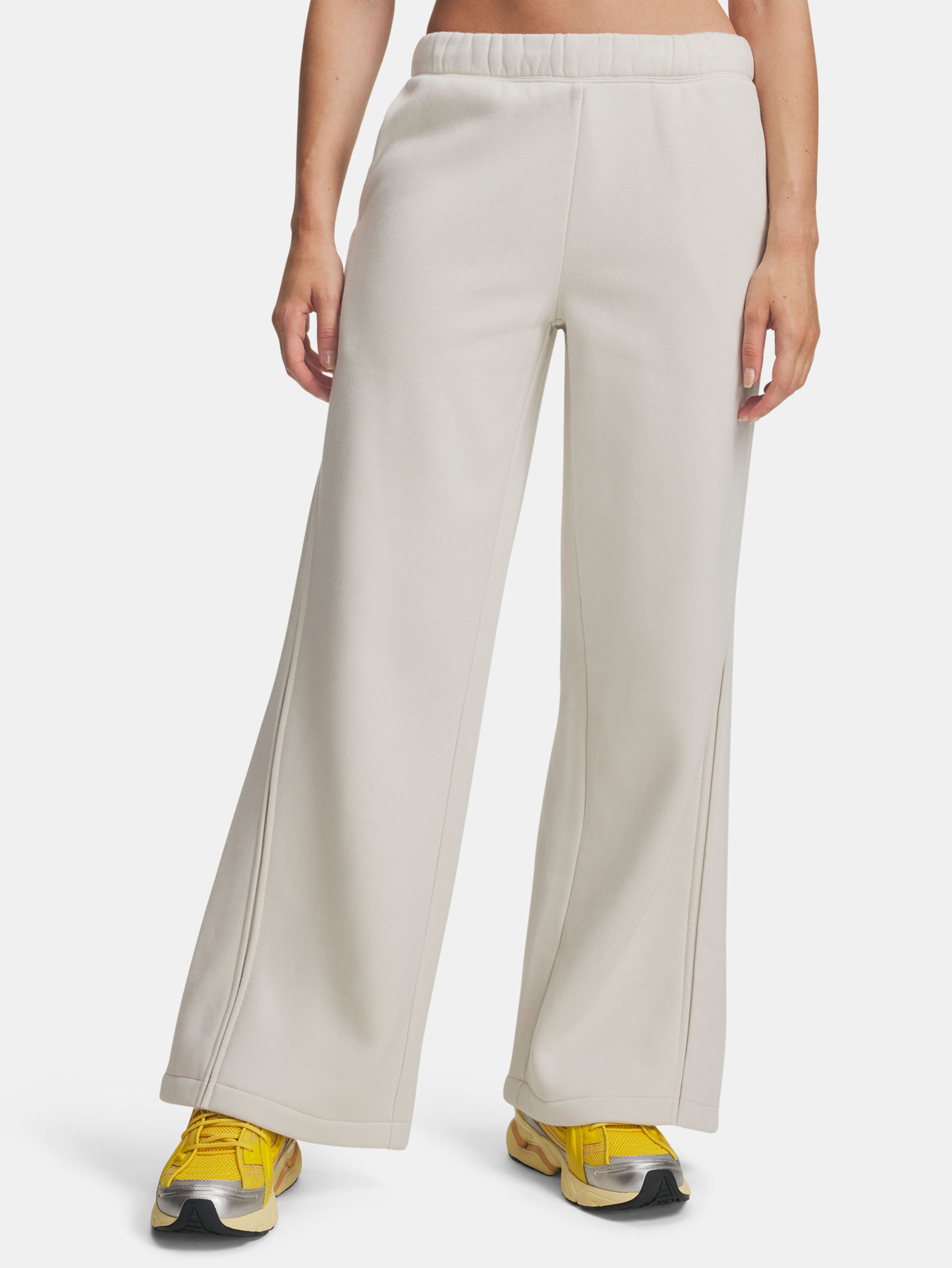 Dámske športové nohavice Under Armour Icon Flc Sama Wide Leg - 001