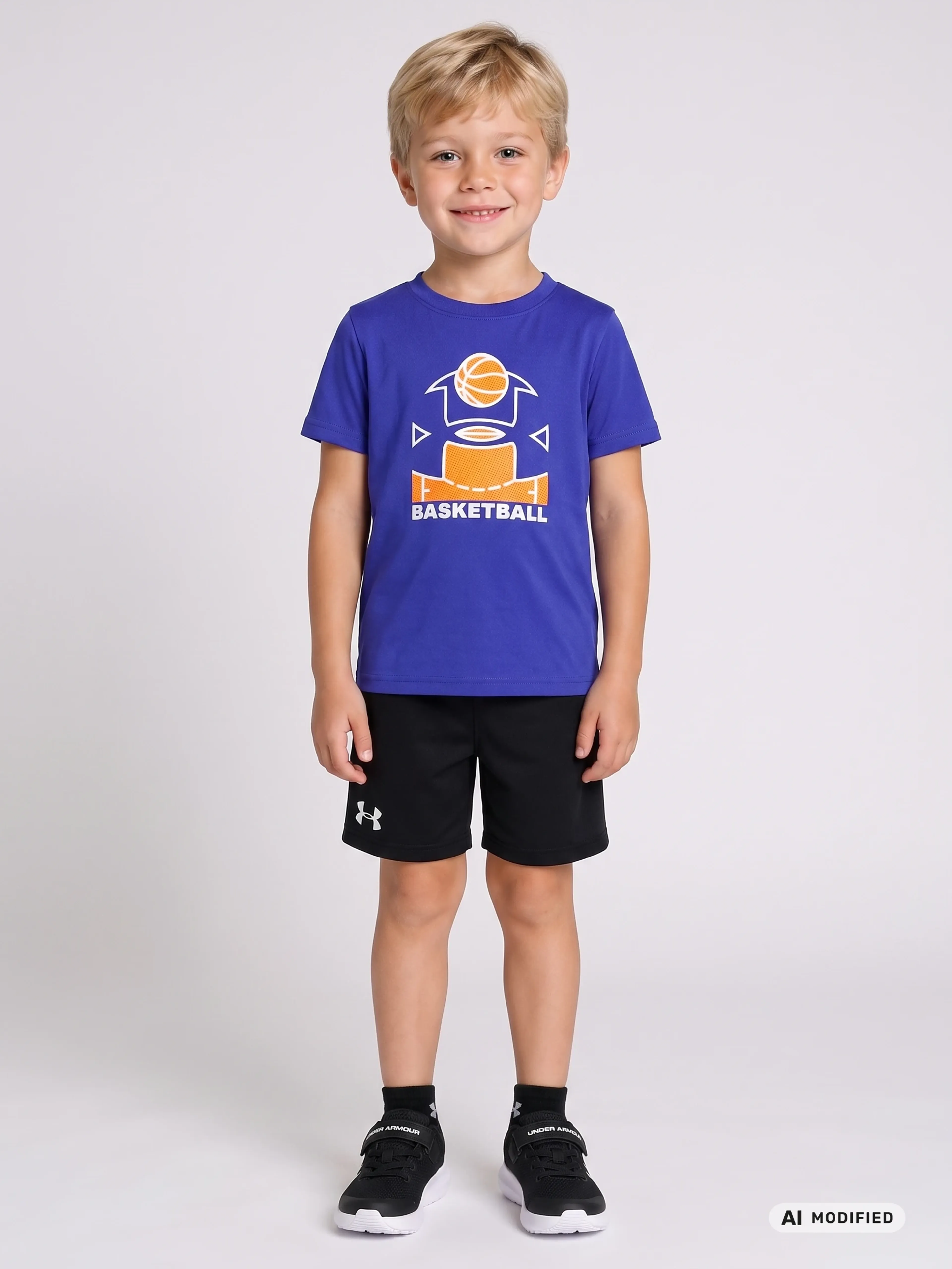 Chlapecký set Under Armour UA BASKETBALL SS SHORT SET-ROY - 001