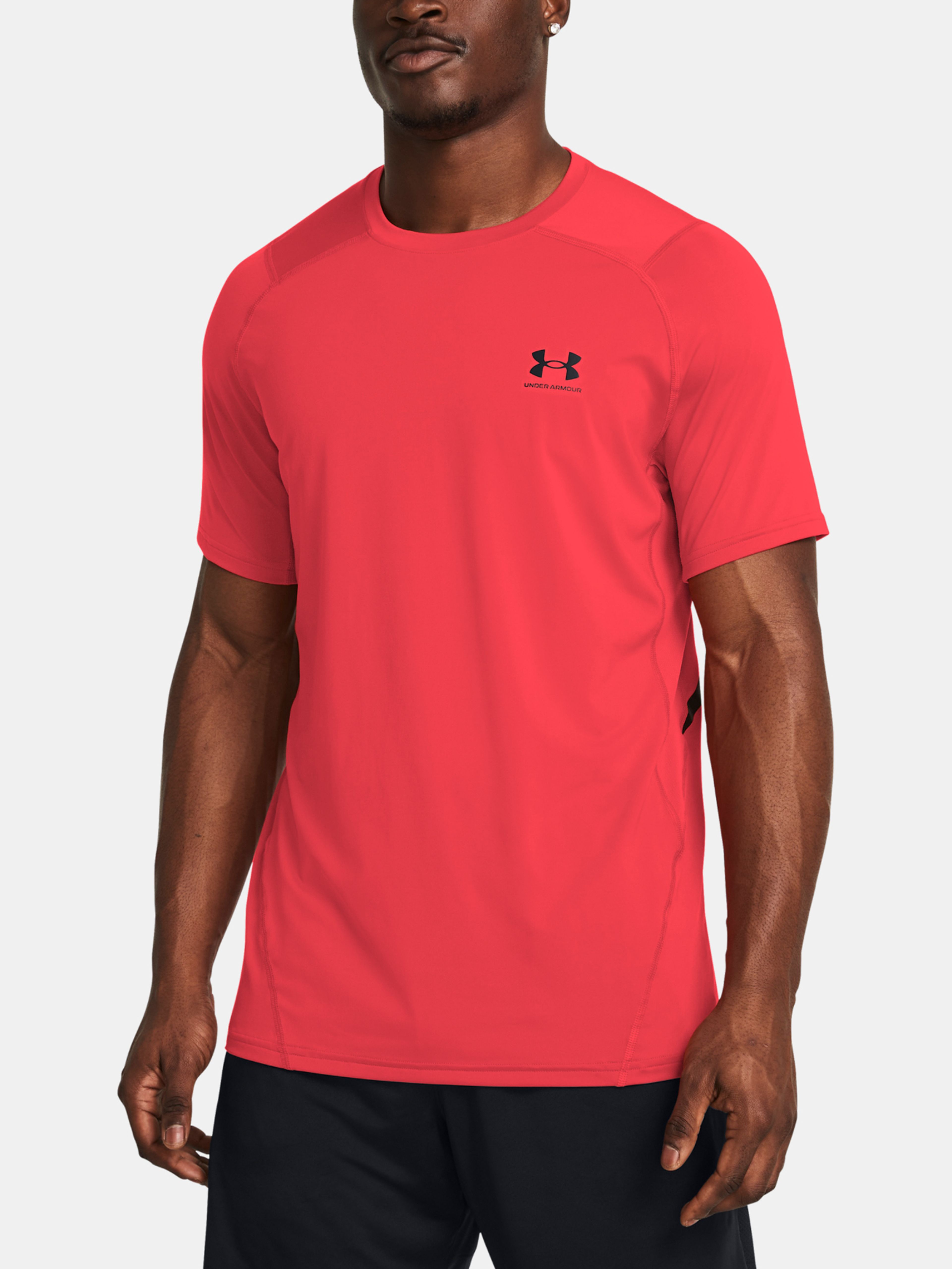 Moška majica Under Armour UA HG Armour Ftd Graphic SS-RED