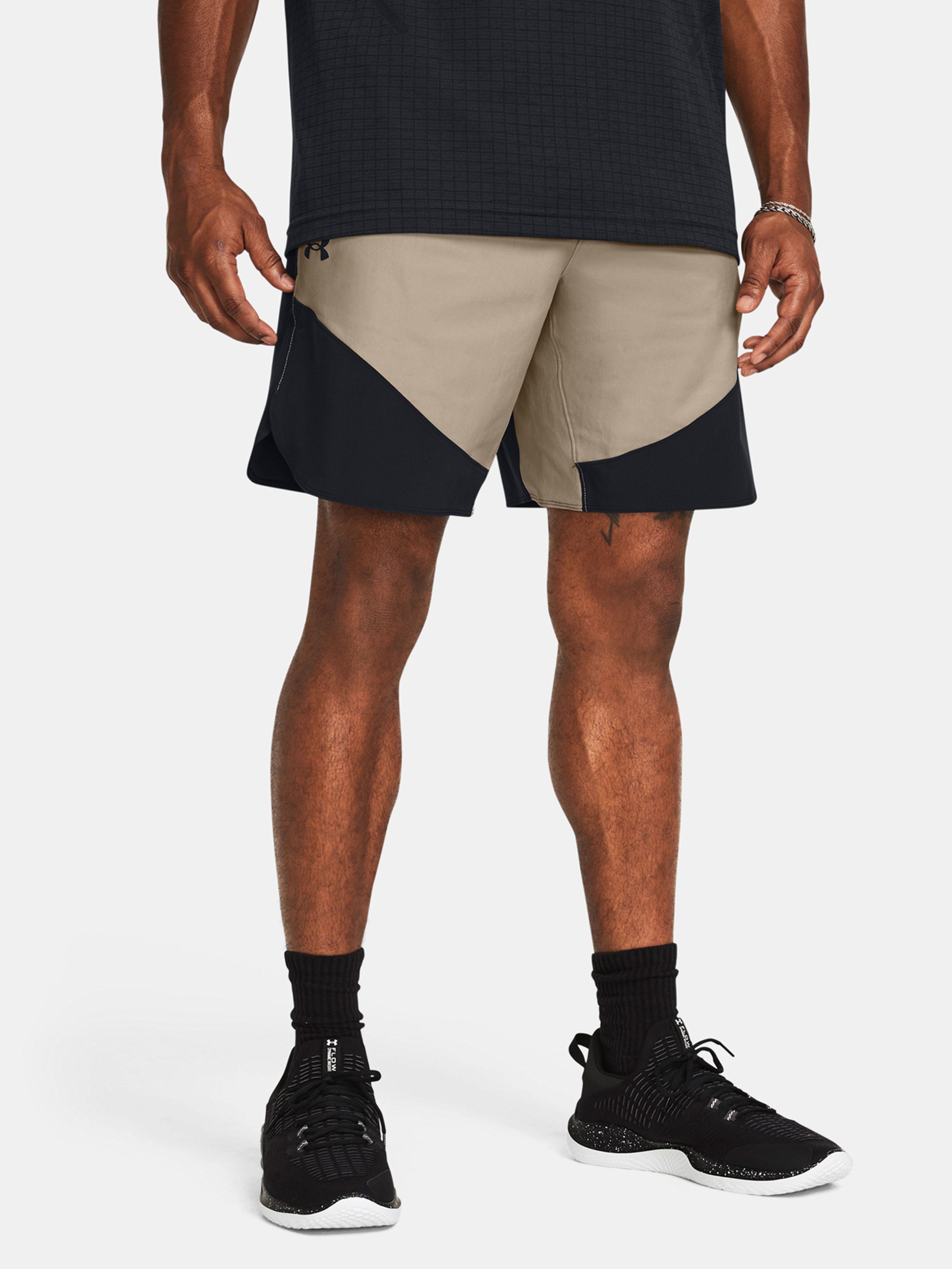 Férfi rövidnadrágok Under Armour UA Peak Woven Hybrid Short-BRN