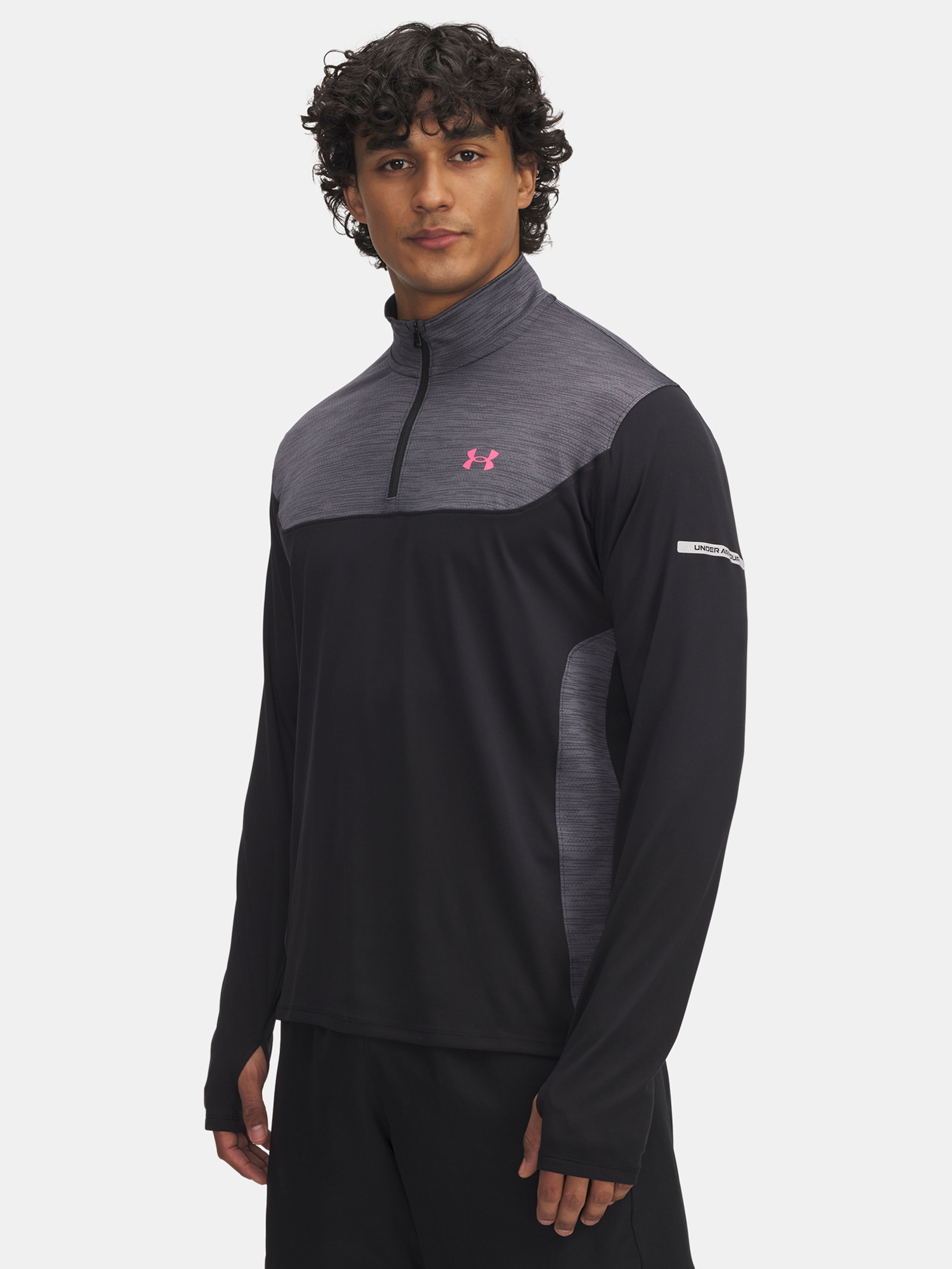 Férfi póló Under Armour UA Tech Utility 1/4 Zip-BLK