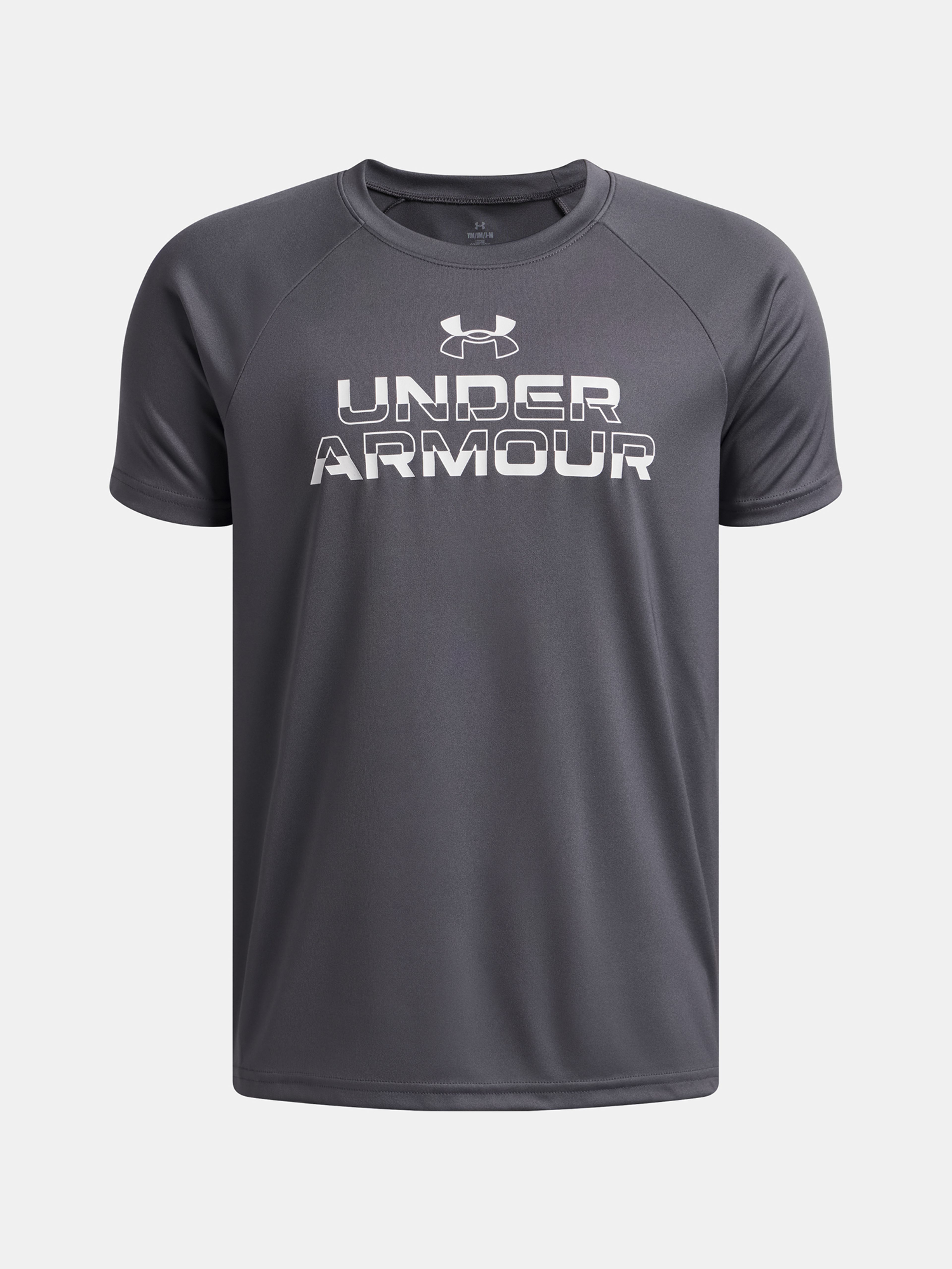 Fiú póló Under Armour UA Tech Split Wordmark SS