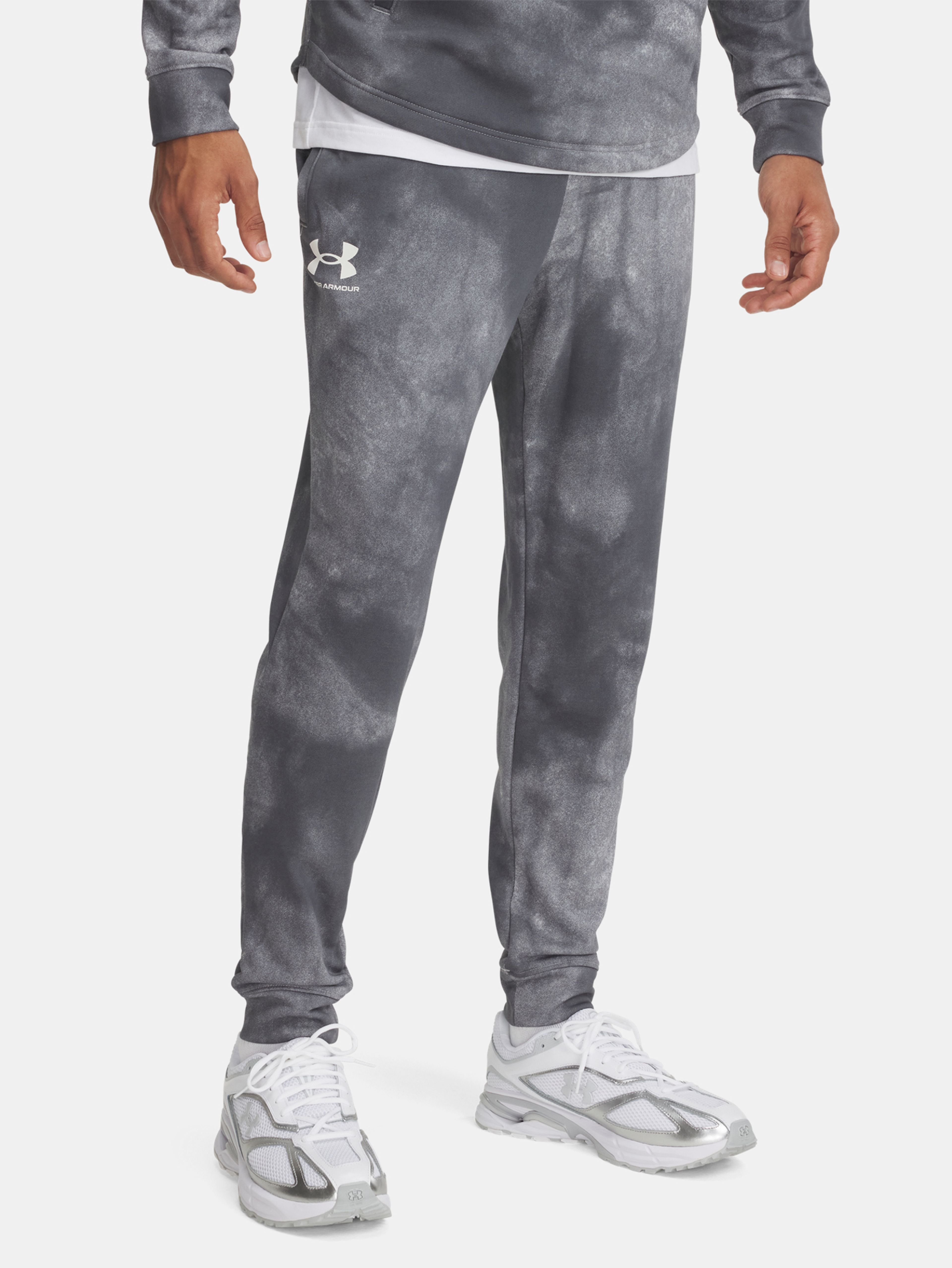 Pánské tepláky Under Armour UA Rival Terry AOP Jogger Q1