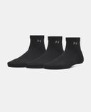Naiste sokid Under Armour Women's Vanish 3pk Qtr-Must - 001