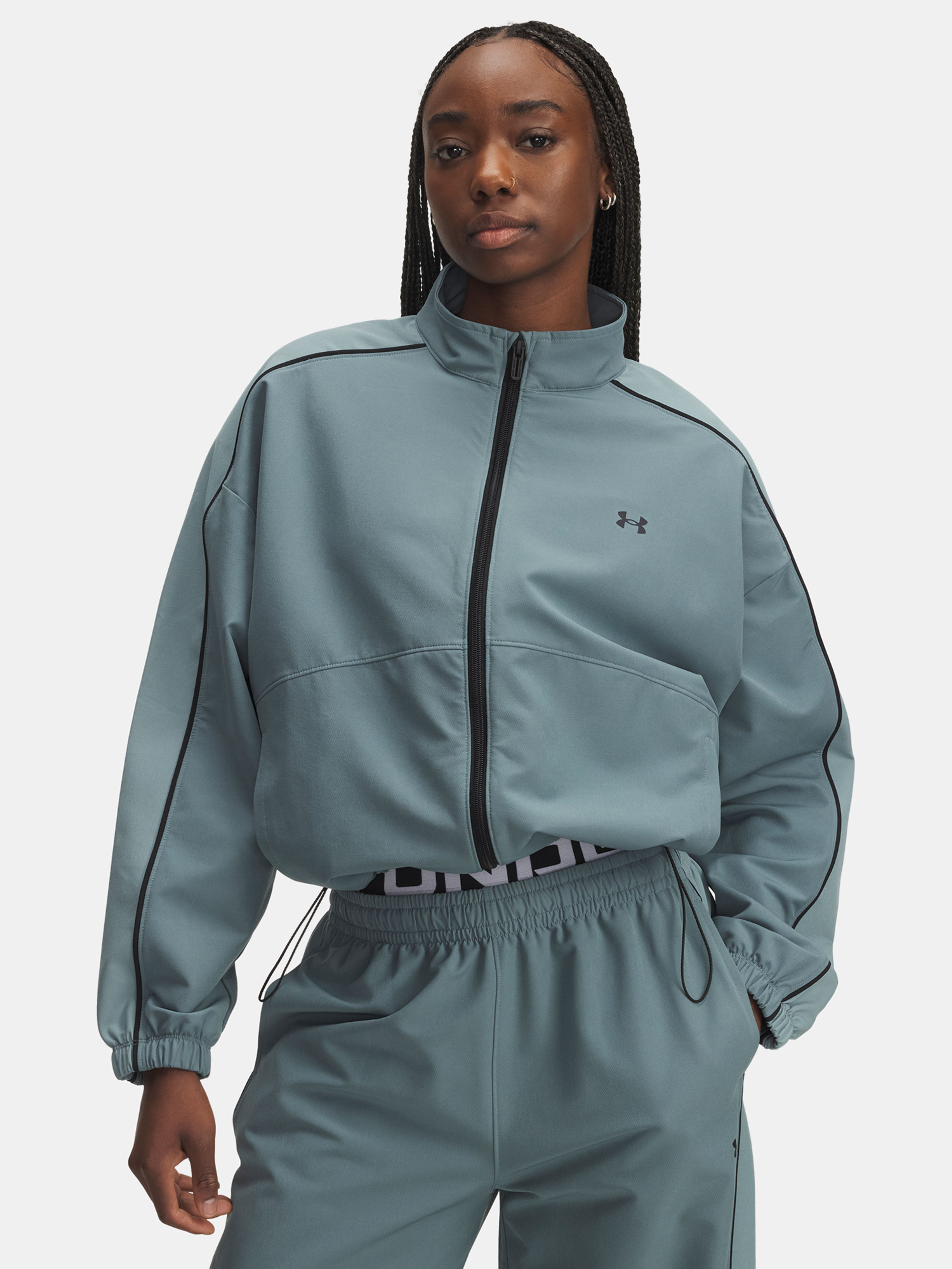 Moteriška striukė Under Armour UA Rival Swoven Jacket-BLU