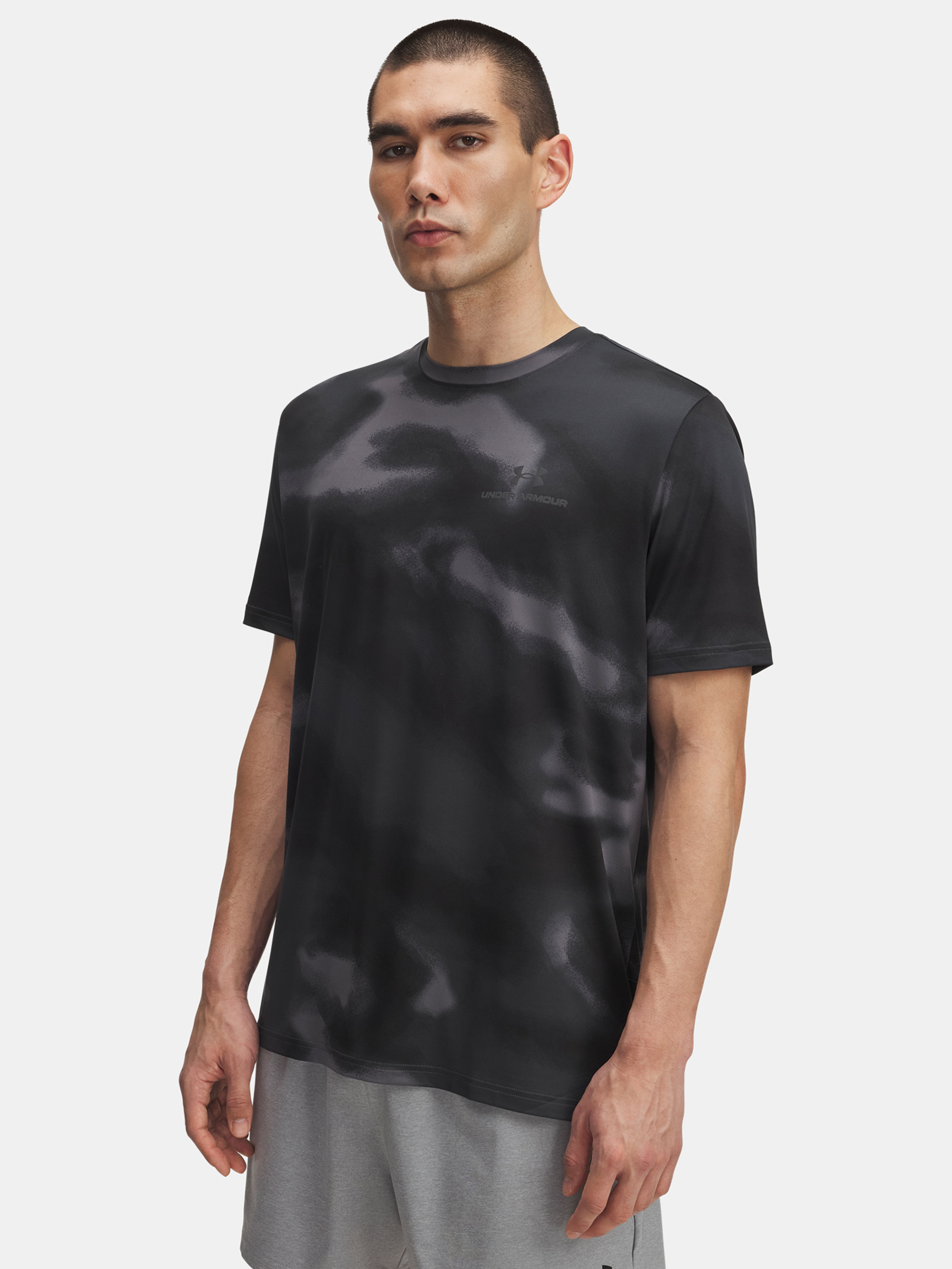 Pánske tričko Under Armour Vanish Energy Printed SS-BLK