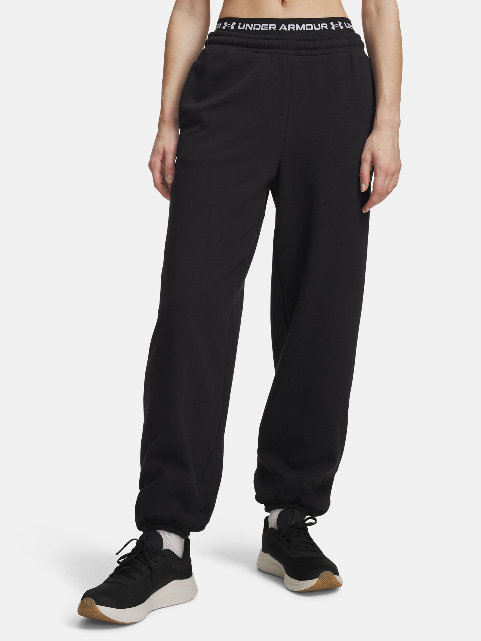 Sieviešu sporta bikses Under Armour Icon Flc Gym Pant - 001