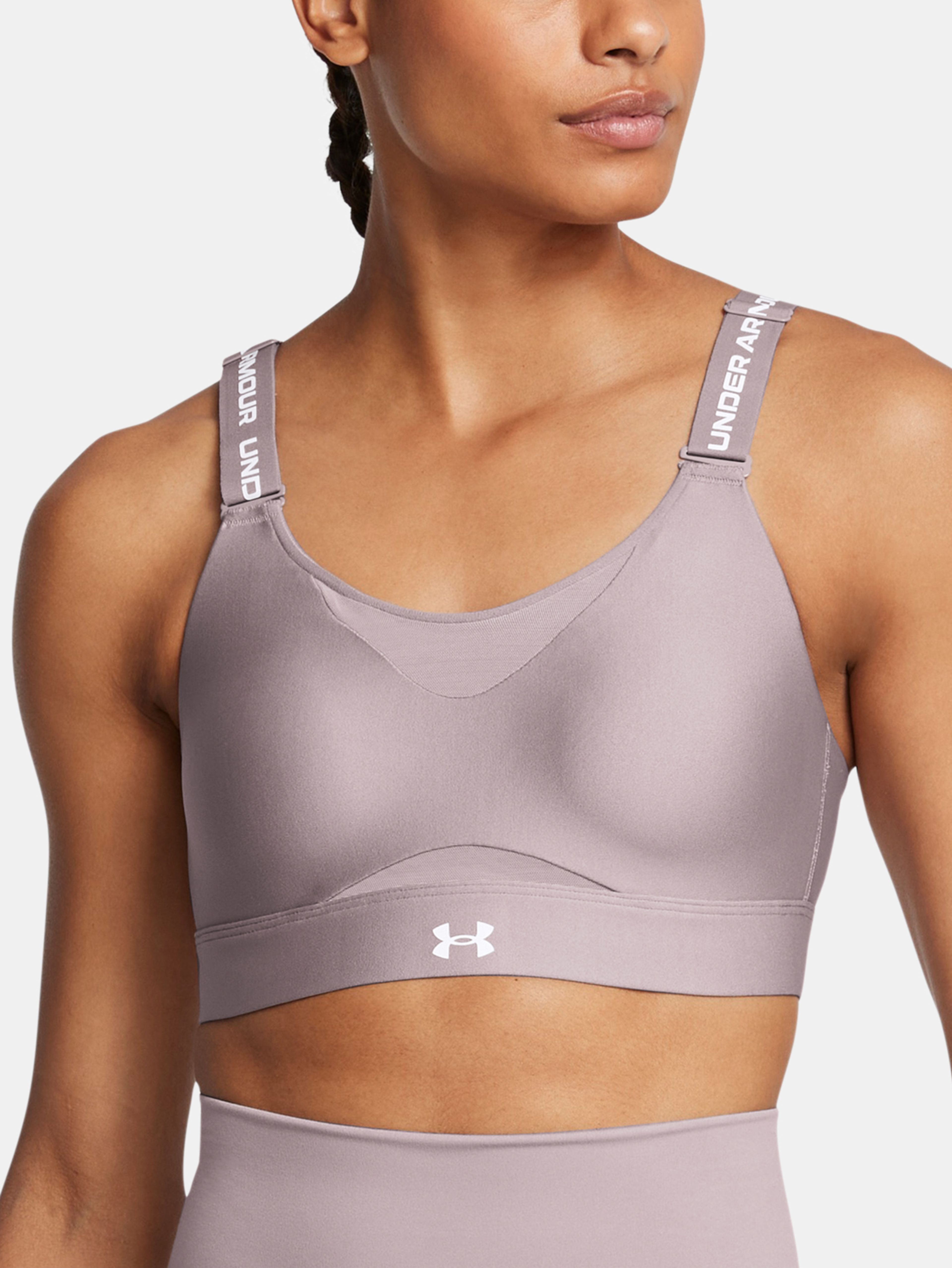 Ženski nedrček  Under Armour UA Infinity High 2.0 Bra-GRY