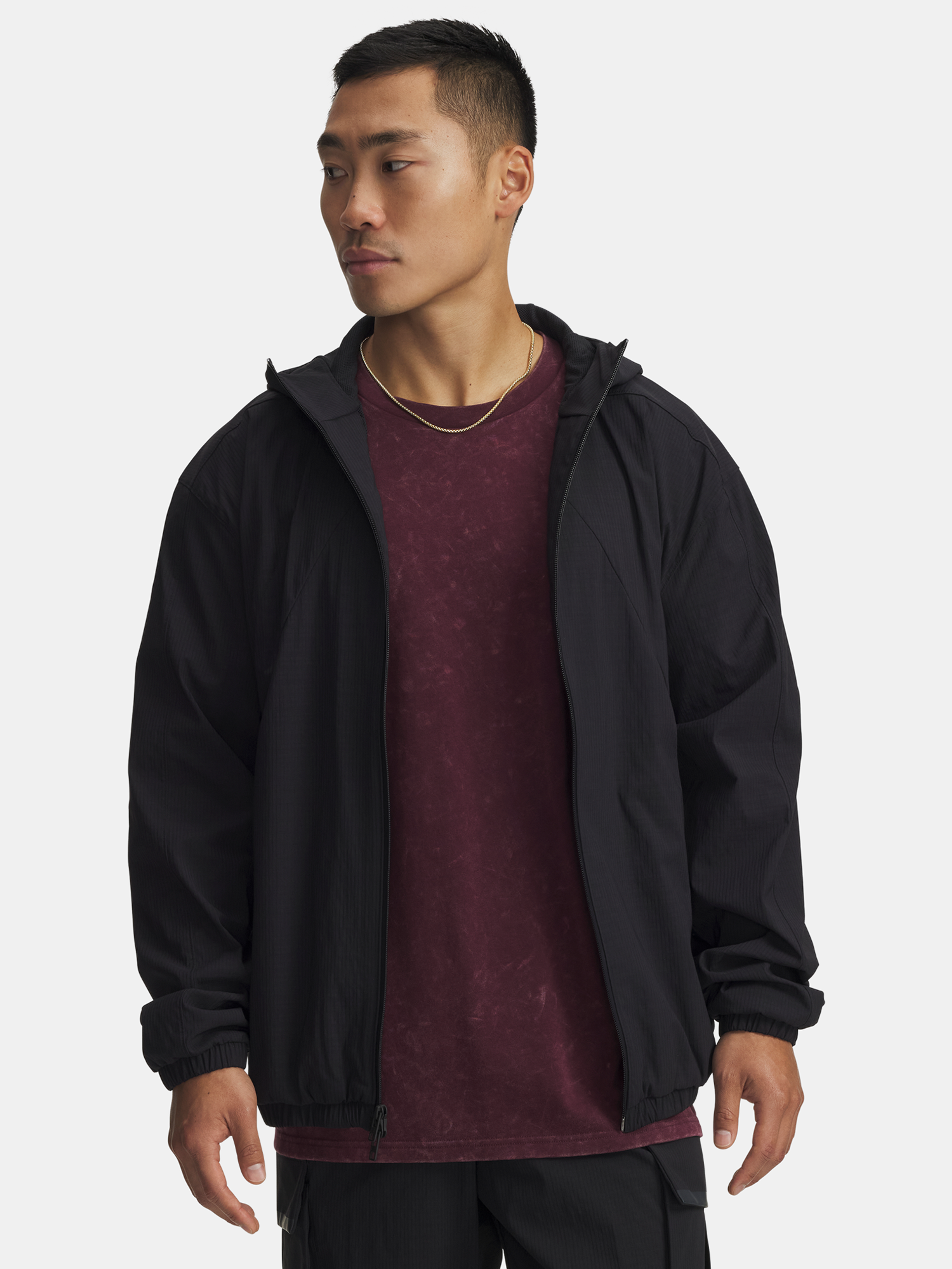 Férfi dzseki Under Armour UA Unstoppable Txt Woven Jkt-BLK