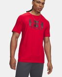 Vyriški marškinėliai Under Armour UA M CENTER BOXED LOGO SS-Raudona - 001