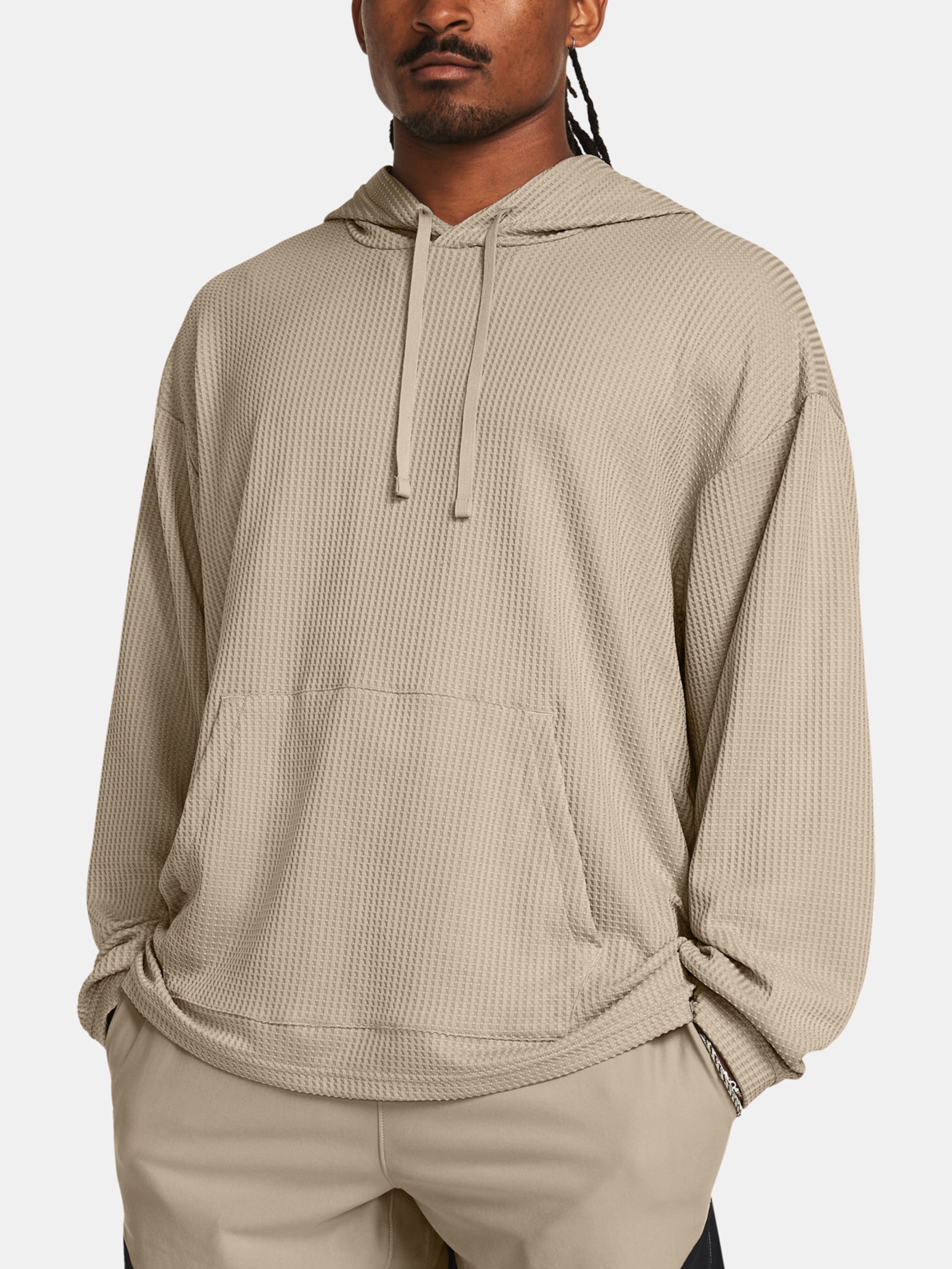 Pánska mikina Under Armour UA Rival Waffle Hoodie