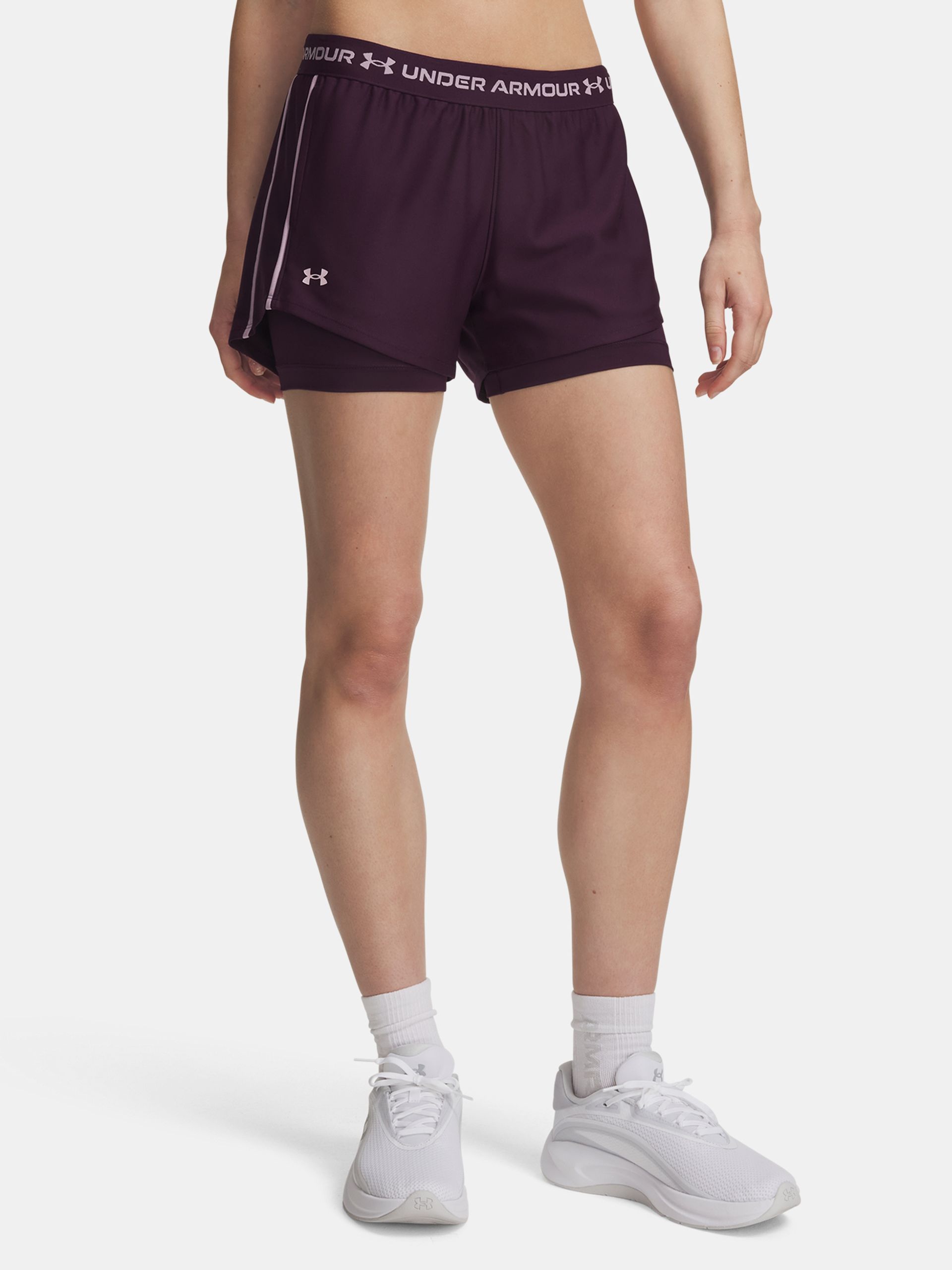 Női rövidnadrágok Under Armour Tech Play Up 2in1 Shorts - 001
