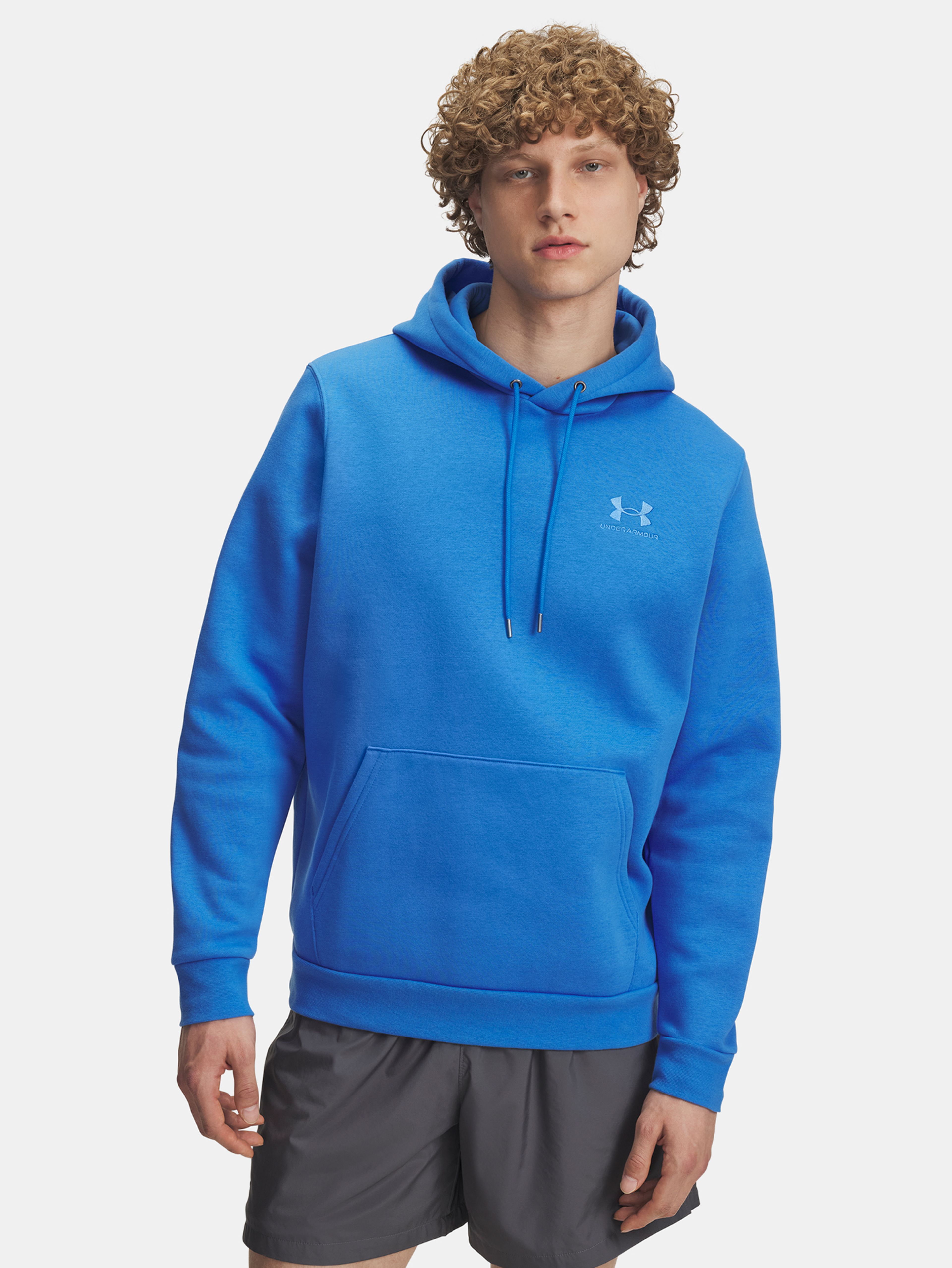 Pánska mikina Under Armour UA Icon Fleece Hoodie-BLU