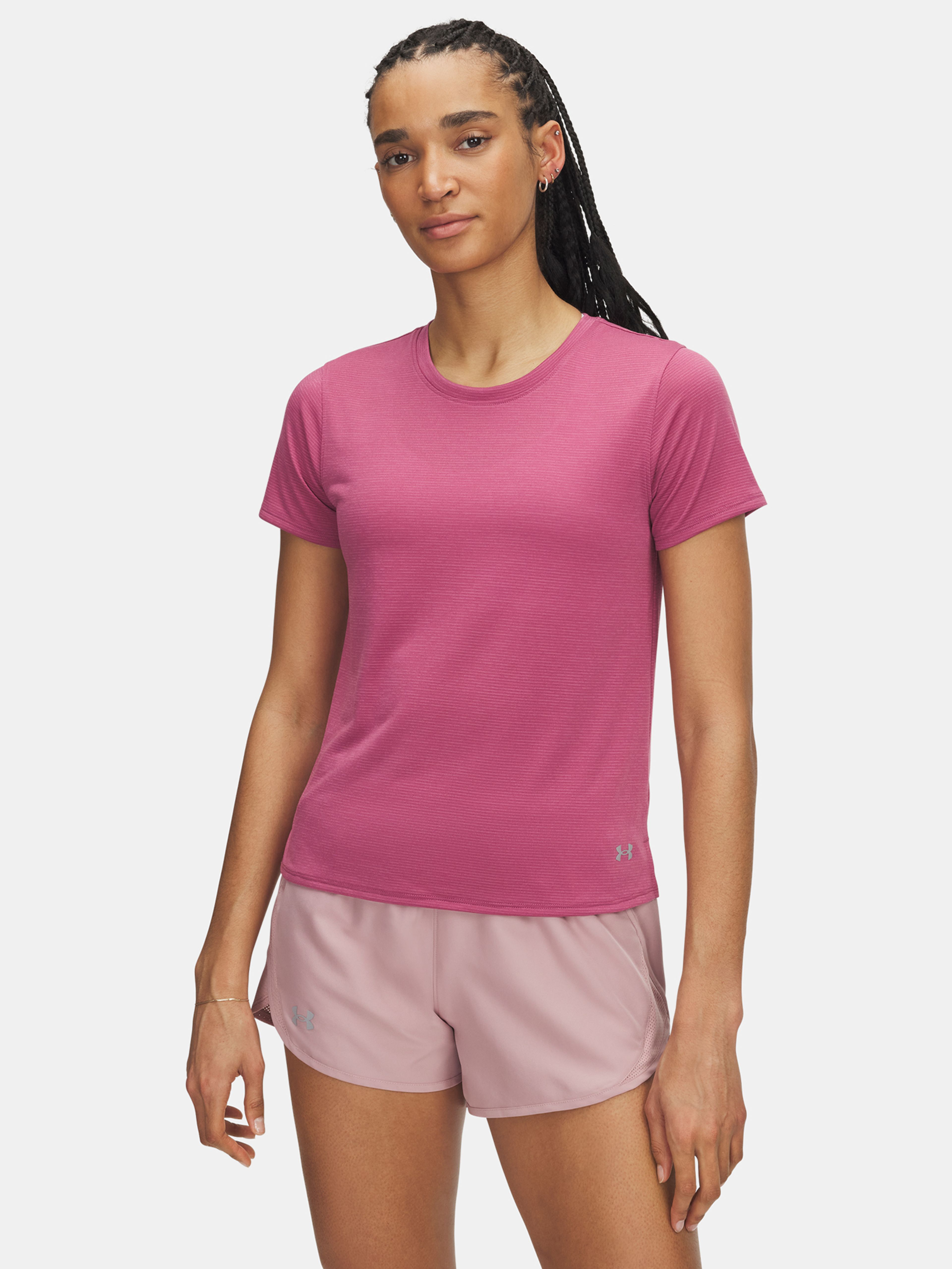 Ženska majica Under Armour UA Launch Shortsleeve-RED