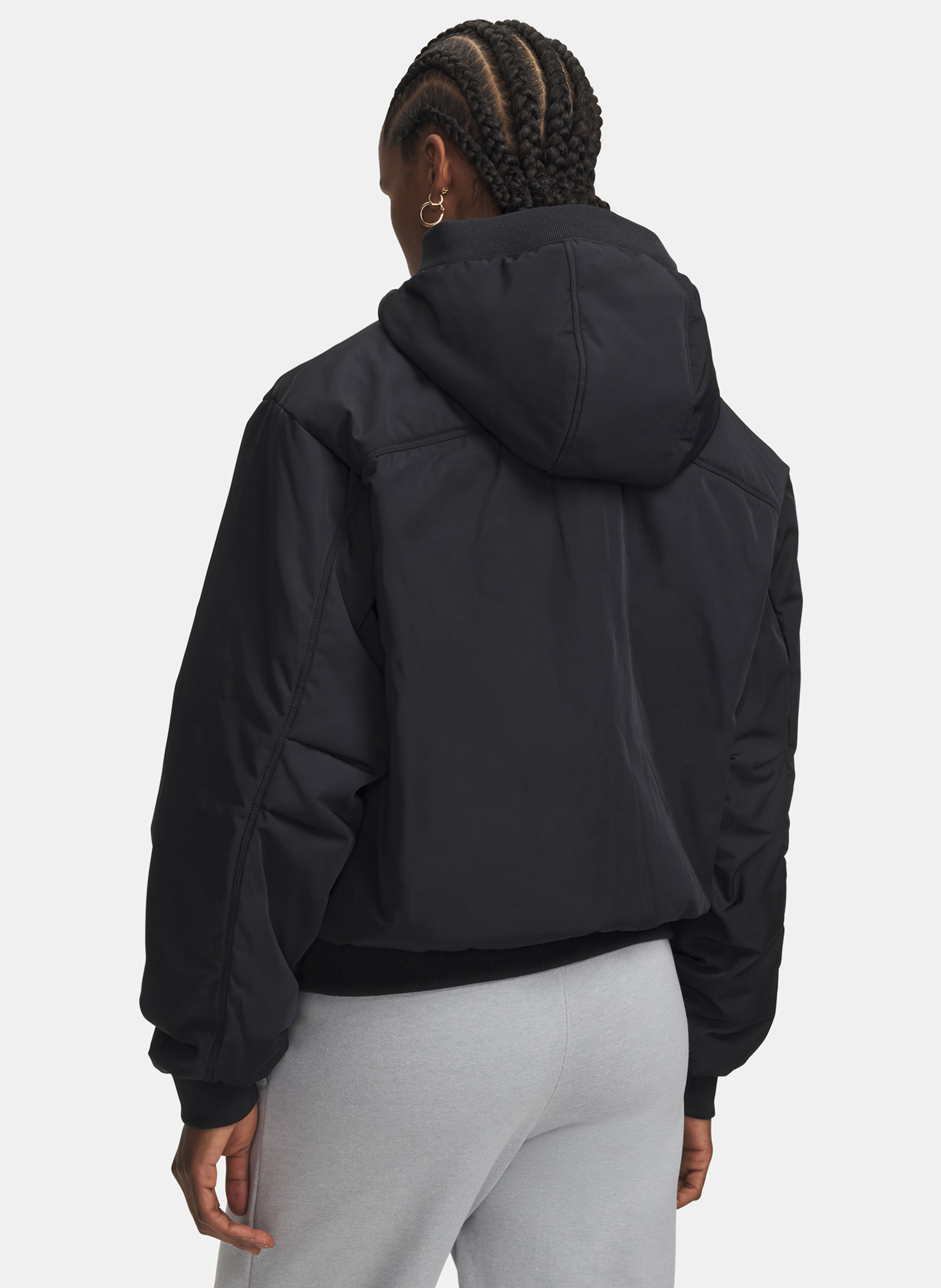 Naiste jope Under Armour Latitude Hooded Bomber Jkt - 002