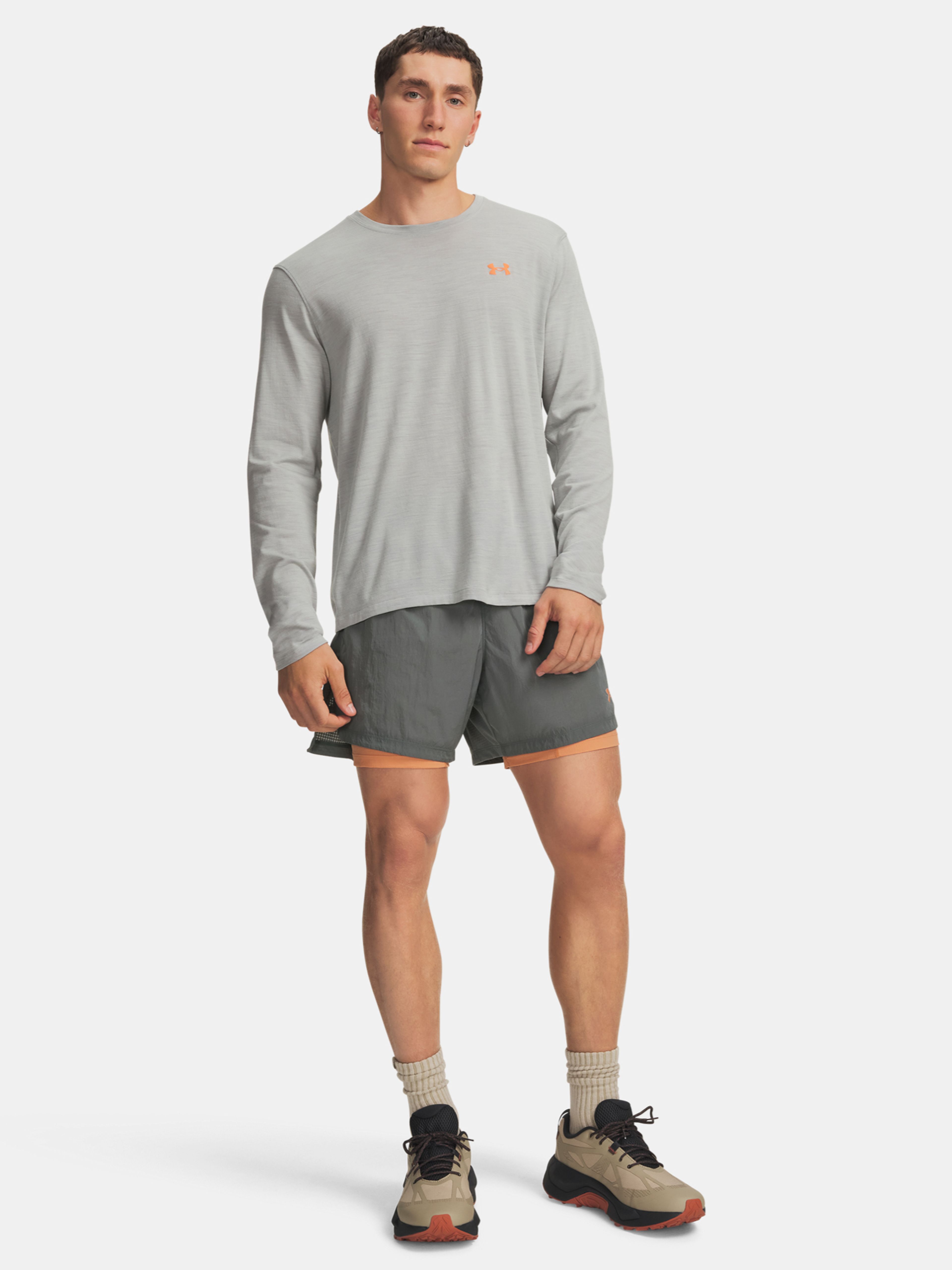 Meeste lühikesed püksid Under Armour M Trail Run 5' Lined Short - 003