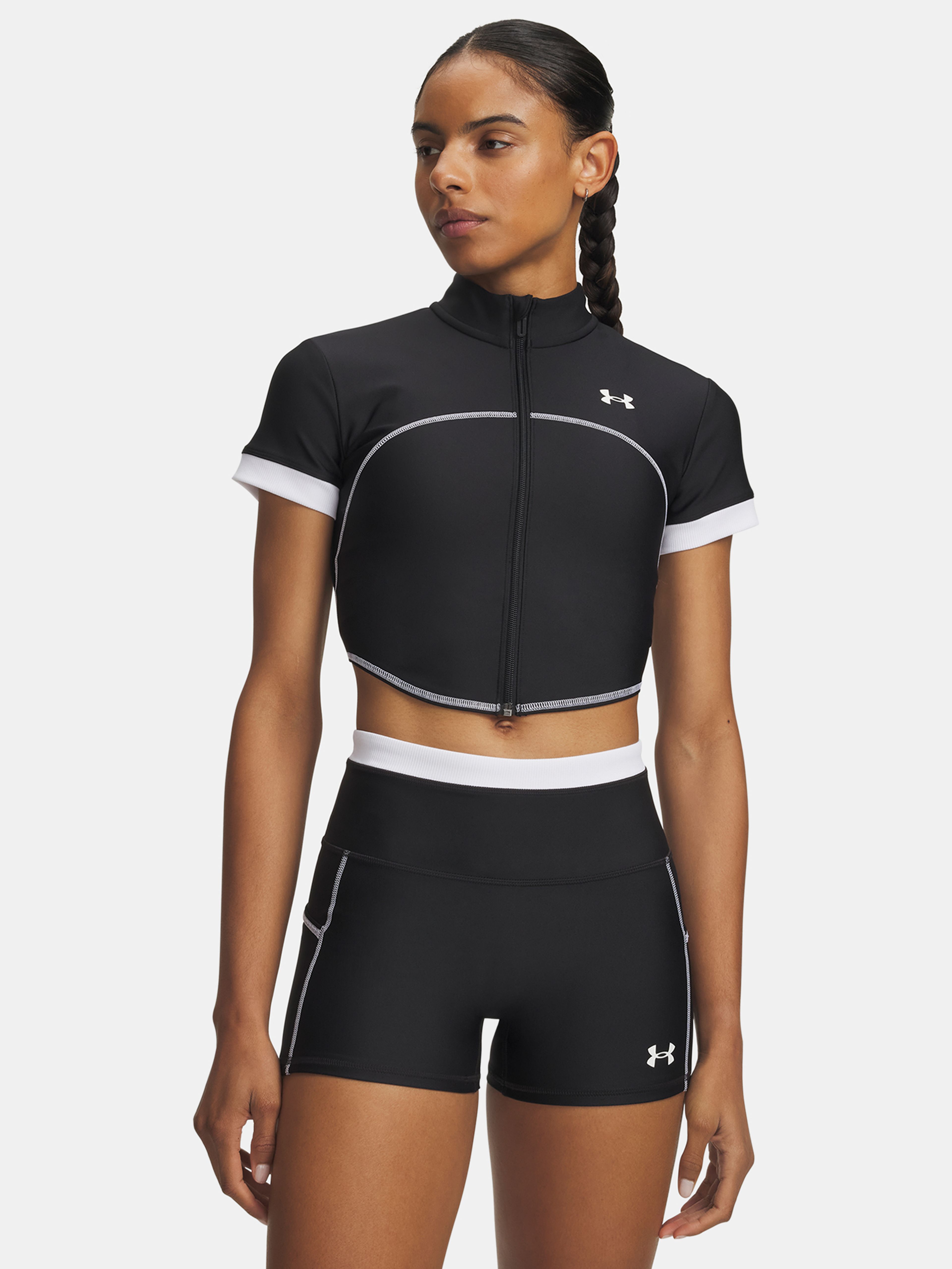 Naiste t-särk Under Armour UA HeatGear Novelty SS FZ - 001