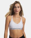 Női melltartó Under Armour Crossback Low Strappy-Fehér - 001