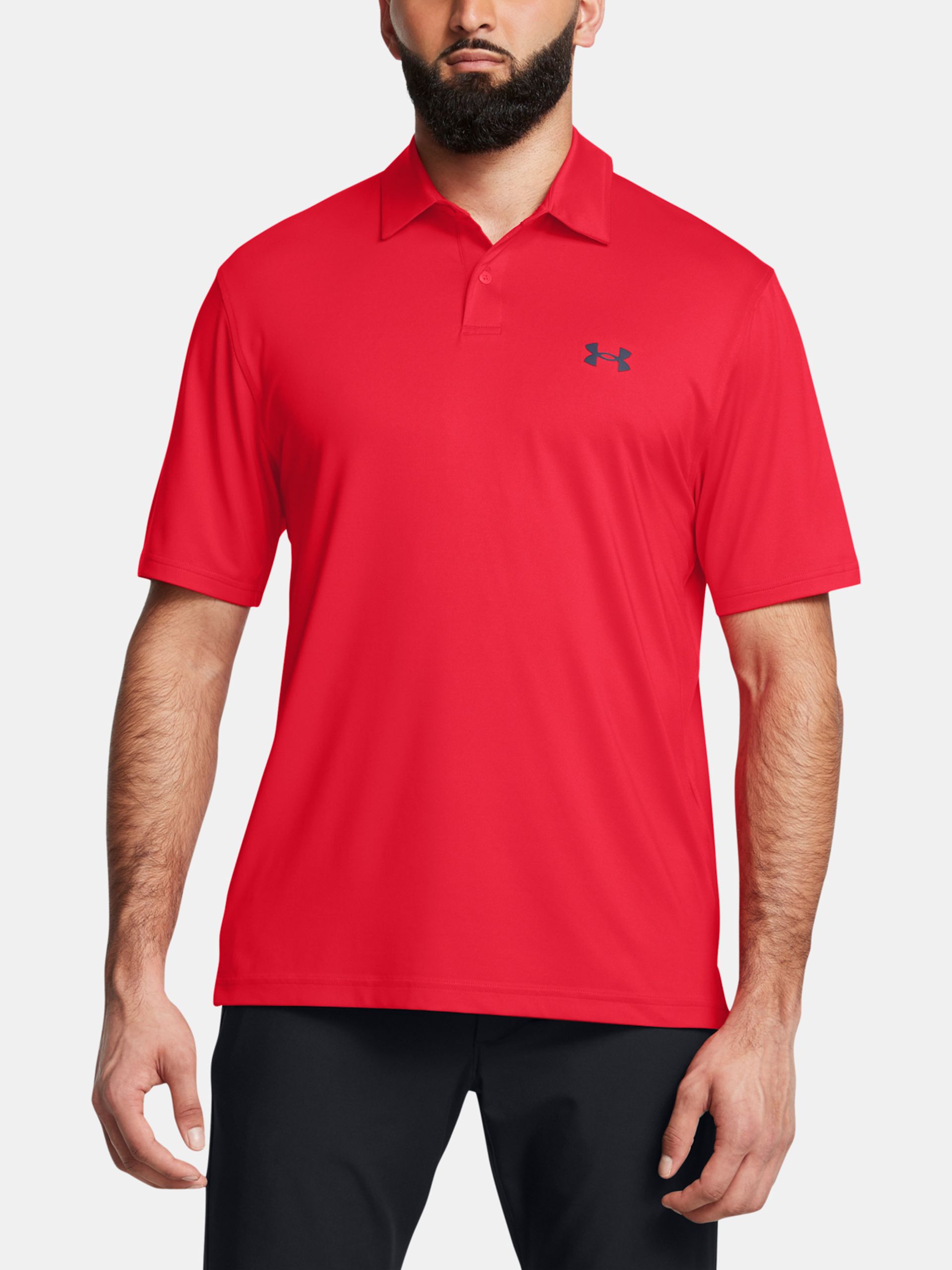 Pánské tričko Under Armour UA T2G Polo-RED - 001