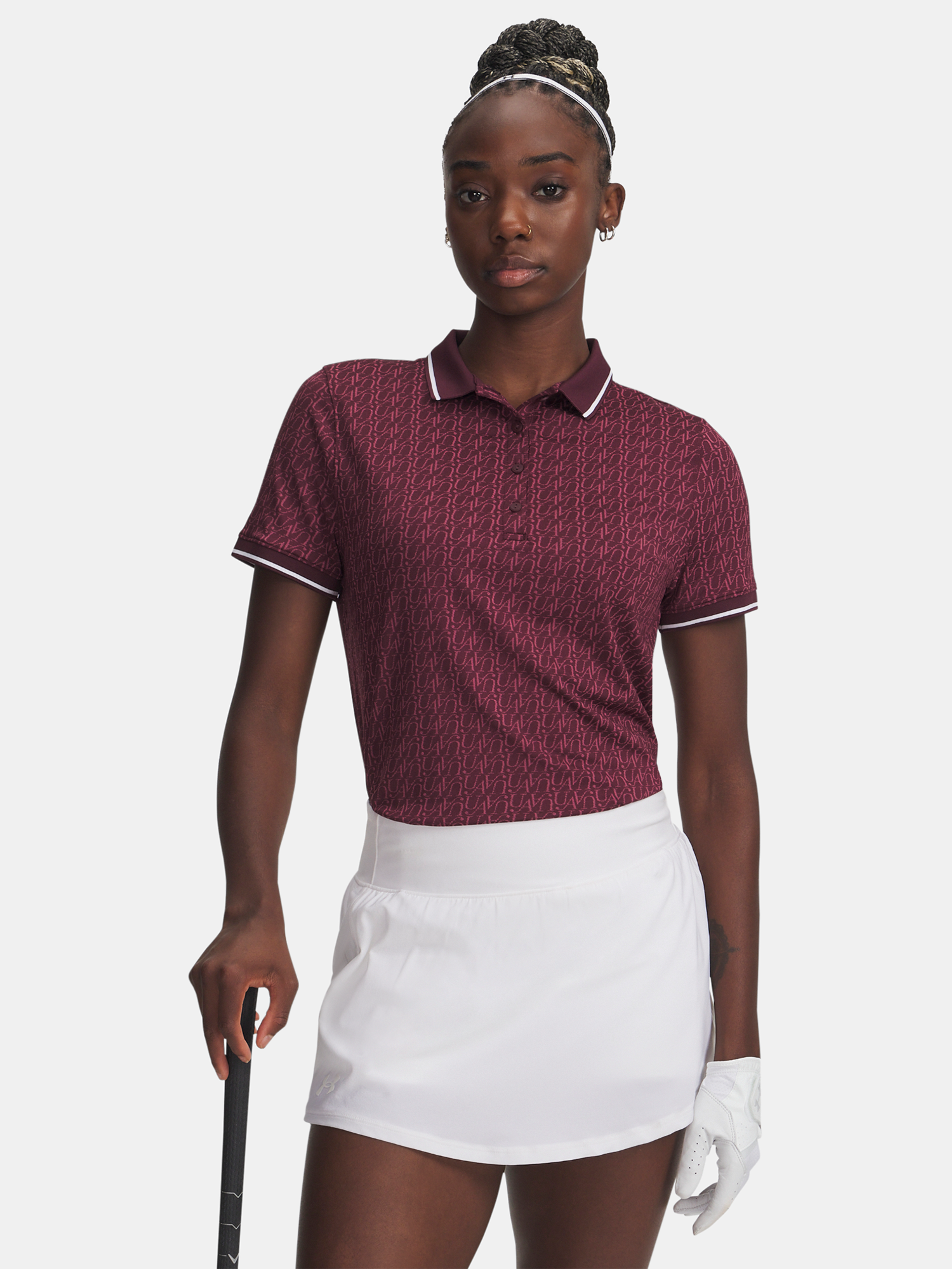 Ženska majica Under Armour UA Playoff Jacquard Polo-RED