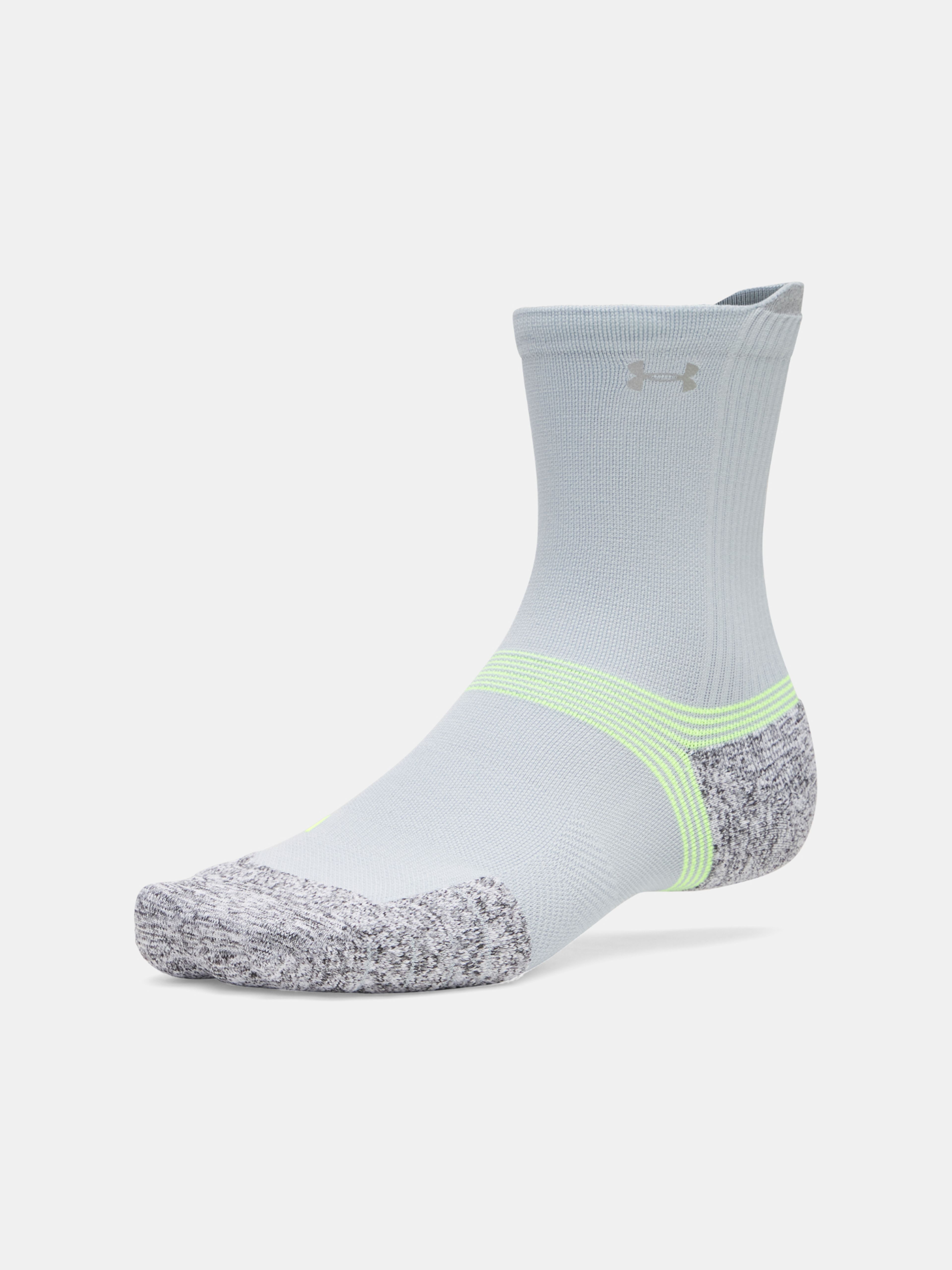 Unisex kojinės Under Armour UA Velociti Run Cush 3p Crew - 002