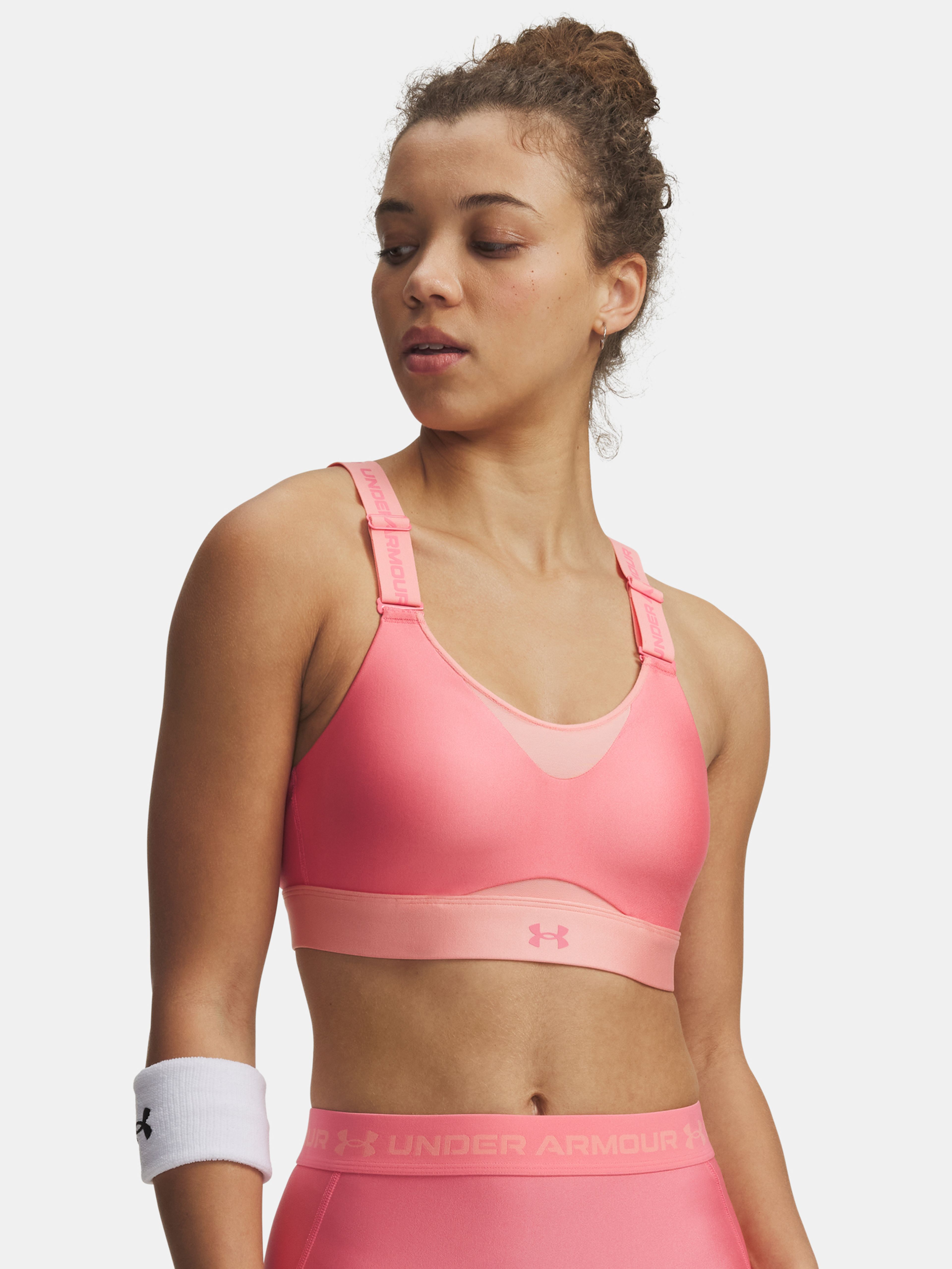 Dámska podprsenka Under Armour UA Infinity High 2.0 Bra-PNK