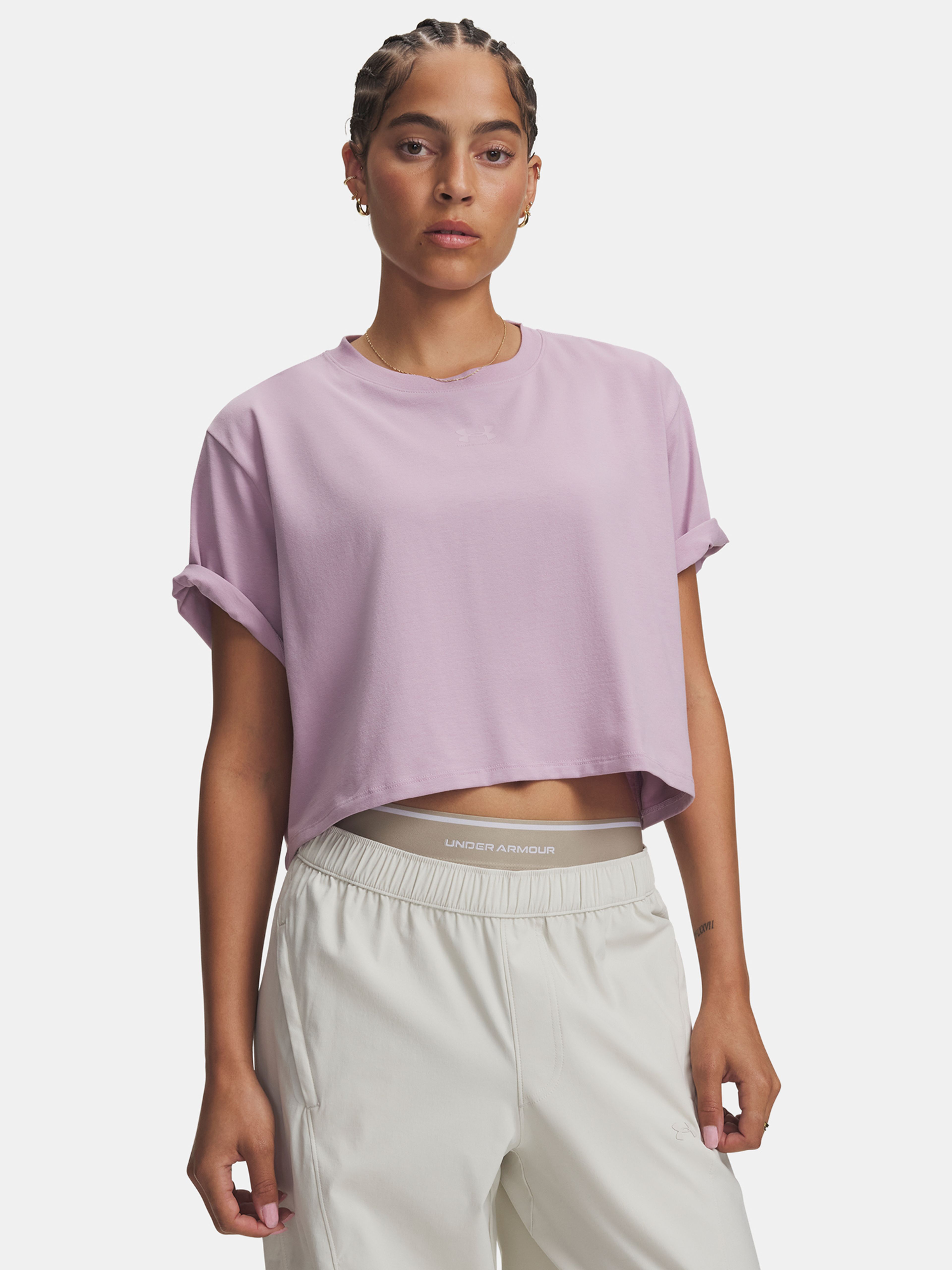 Ženska majica Under Armour UA Rival Boxy Tee Solid - 001