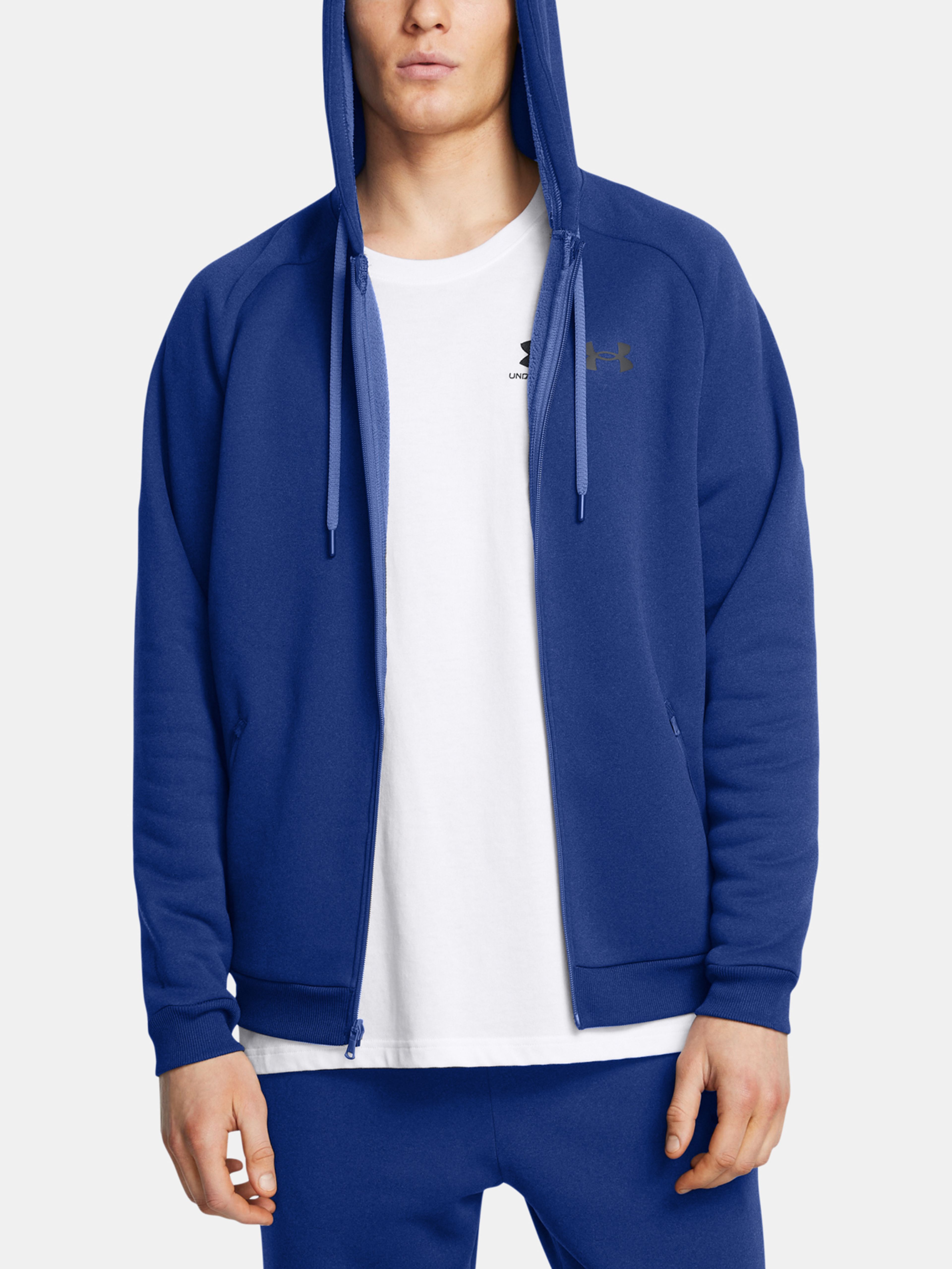 Pánská mikina Under Armour UA Armour Fleece Pro FZ-BLU