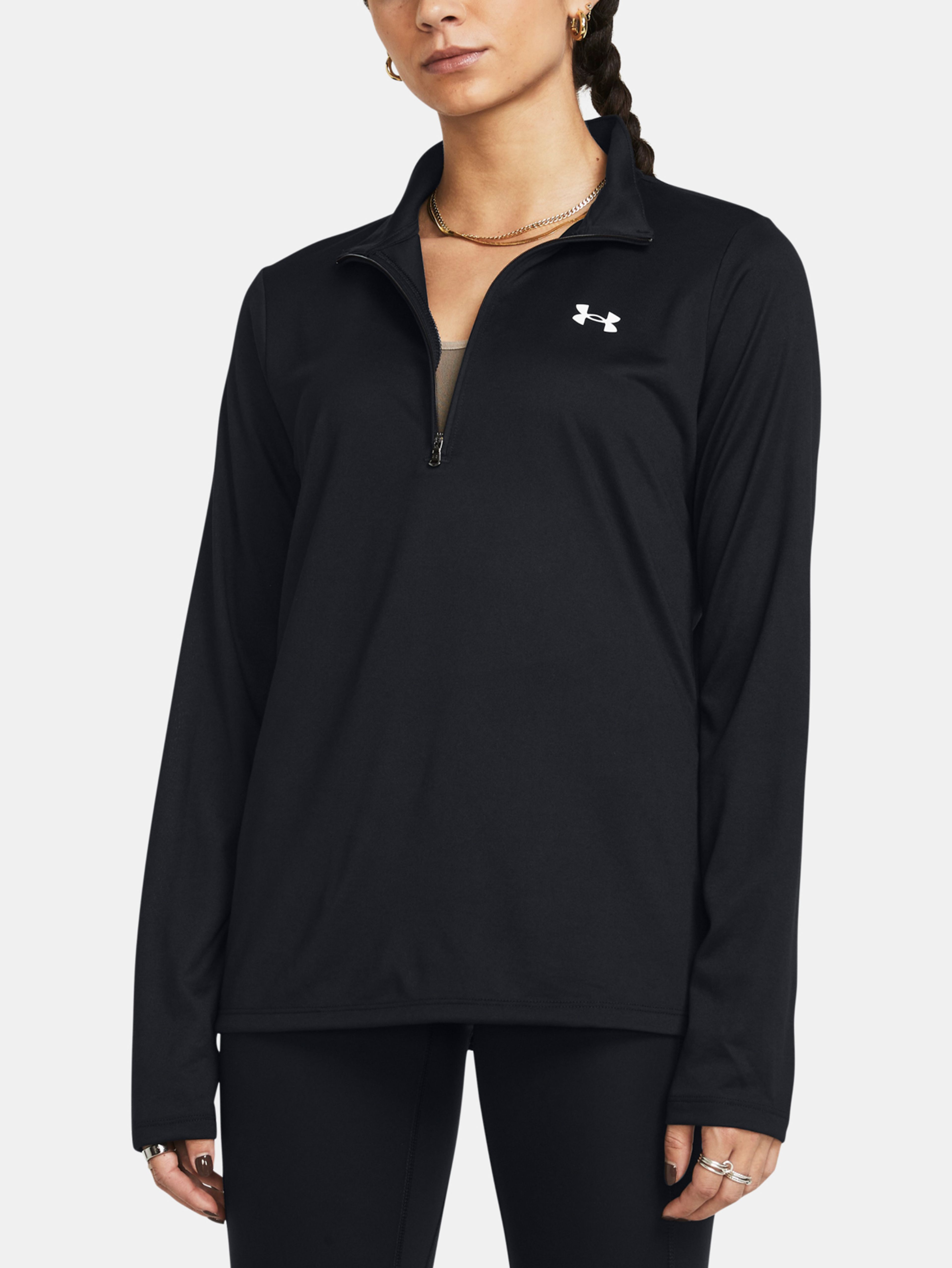 Dámské tričko Under Armour Tech 1/2 Zip- Solid